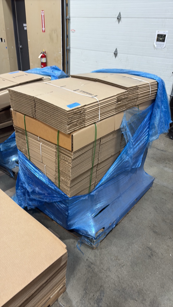 lot 103 image: Pallet of 12 x 14 corrugated boxes