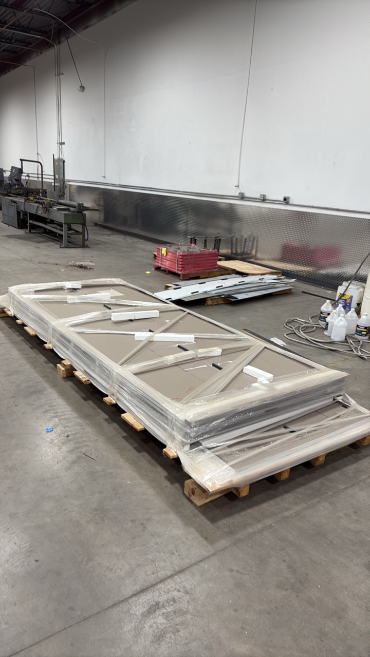 lot 72 image: Custom fabricated sheet metal plates