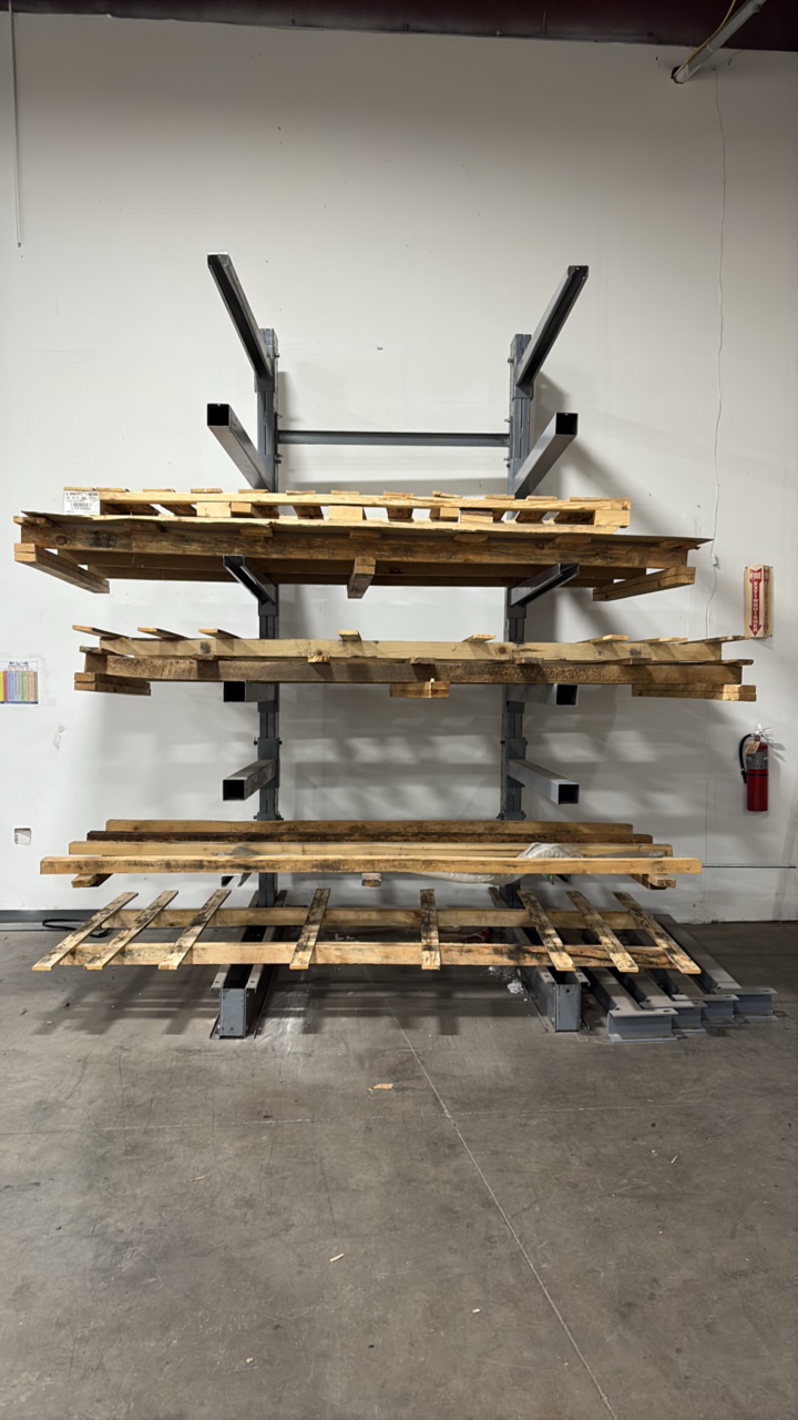 lot 8 image: Steel Cantilever storage racking H 12 x L 8 x D 70