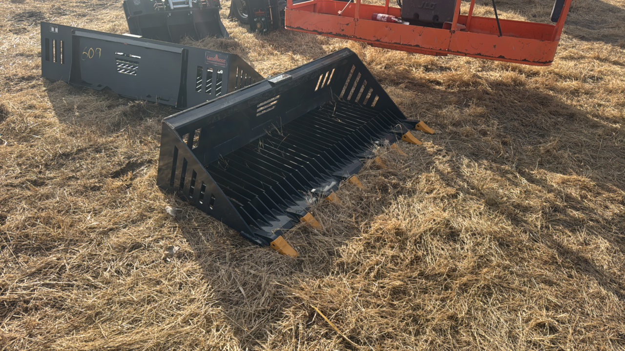 lot 608 image: Skid Steer Rock BucketLandhonor2025UnusedRB-14-72W