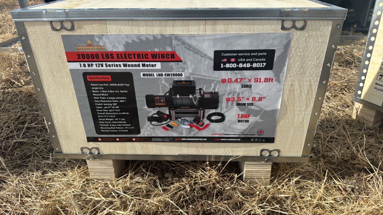 lot 622 image: 20000LBS Electric WinchLandhonor2025UnusedLHR-EW20000