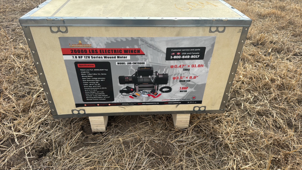 lot 683 image: 20000LBS Electric WinchLandhonor2025UnusedLHR-EW20000