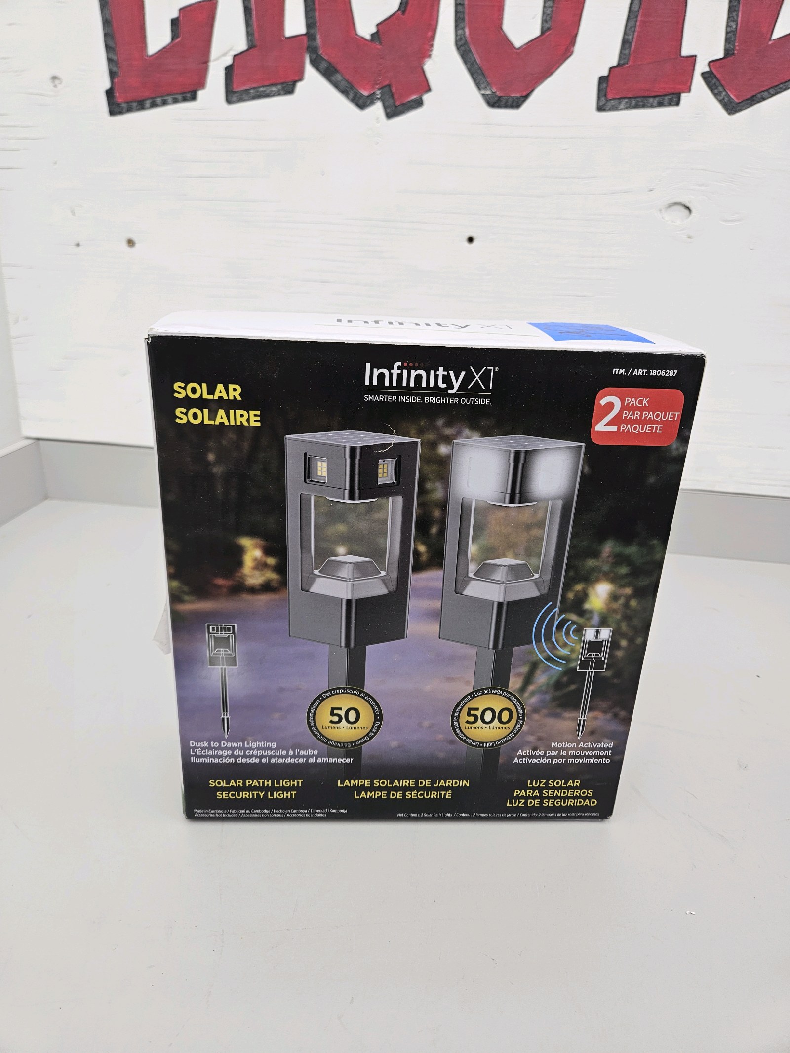 lot 136 image: Solar Powered Path Light