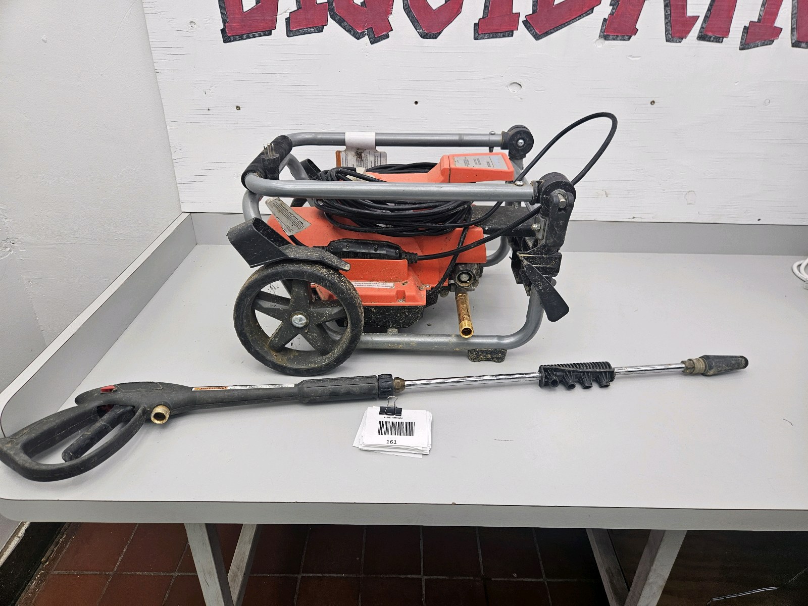 lot 161 image: Husqvana Electric Power Washer
