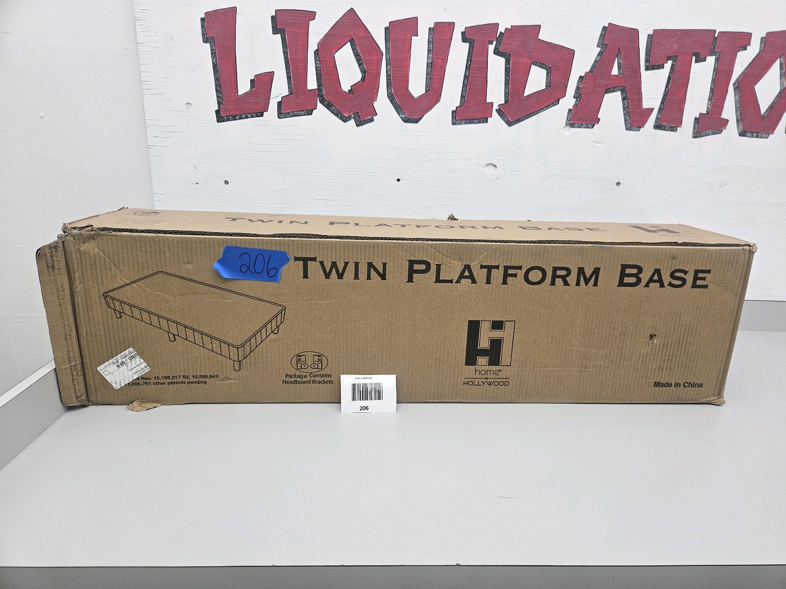 lot 206 image: Twin Platform Base