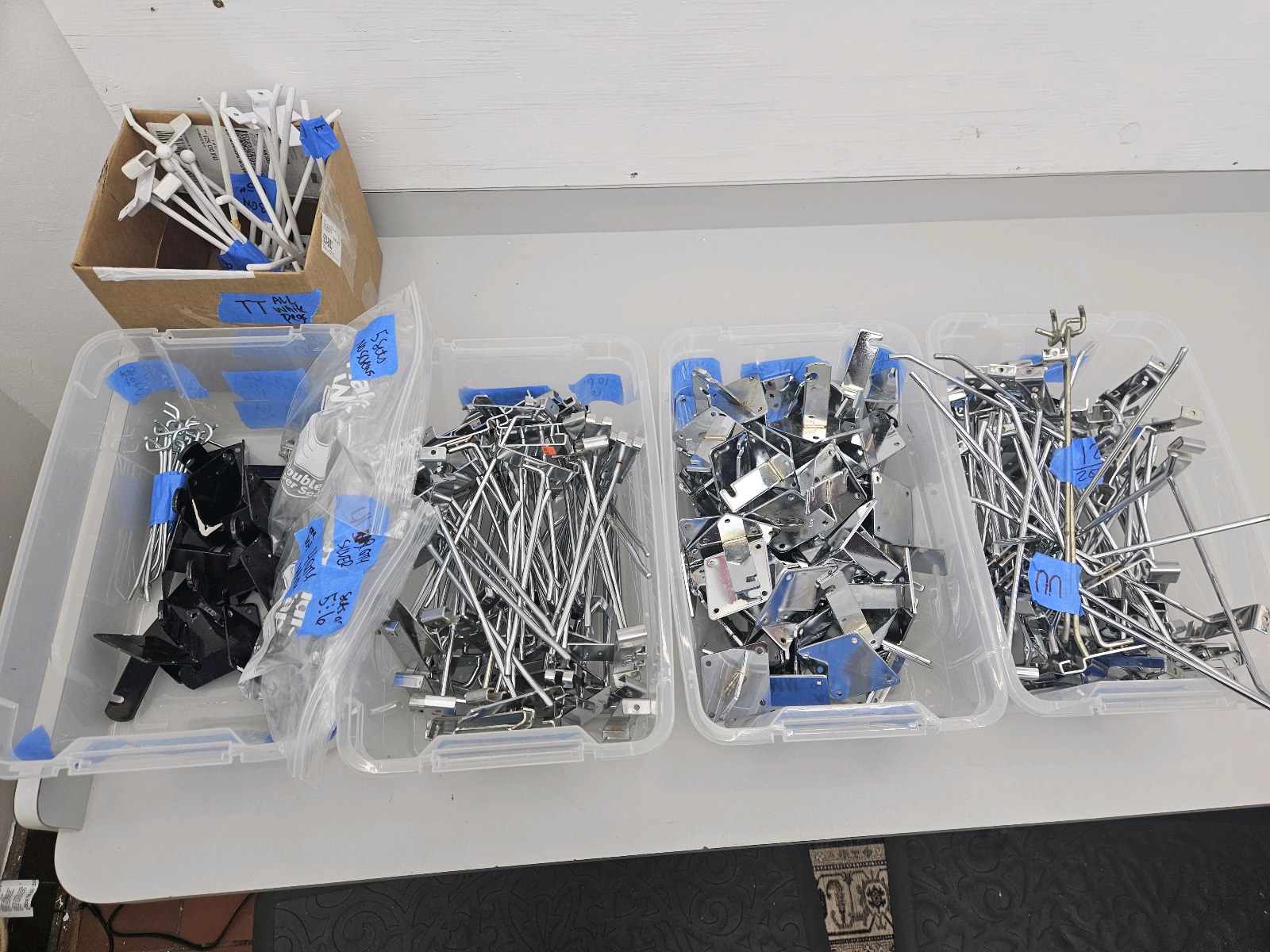 lot 210 image: Peg Board Misc. Accessories