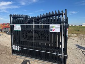2025 K0720 Unused 7FT(H)x 20FT(L) Metal Farm Driveway Gate