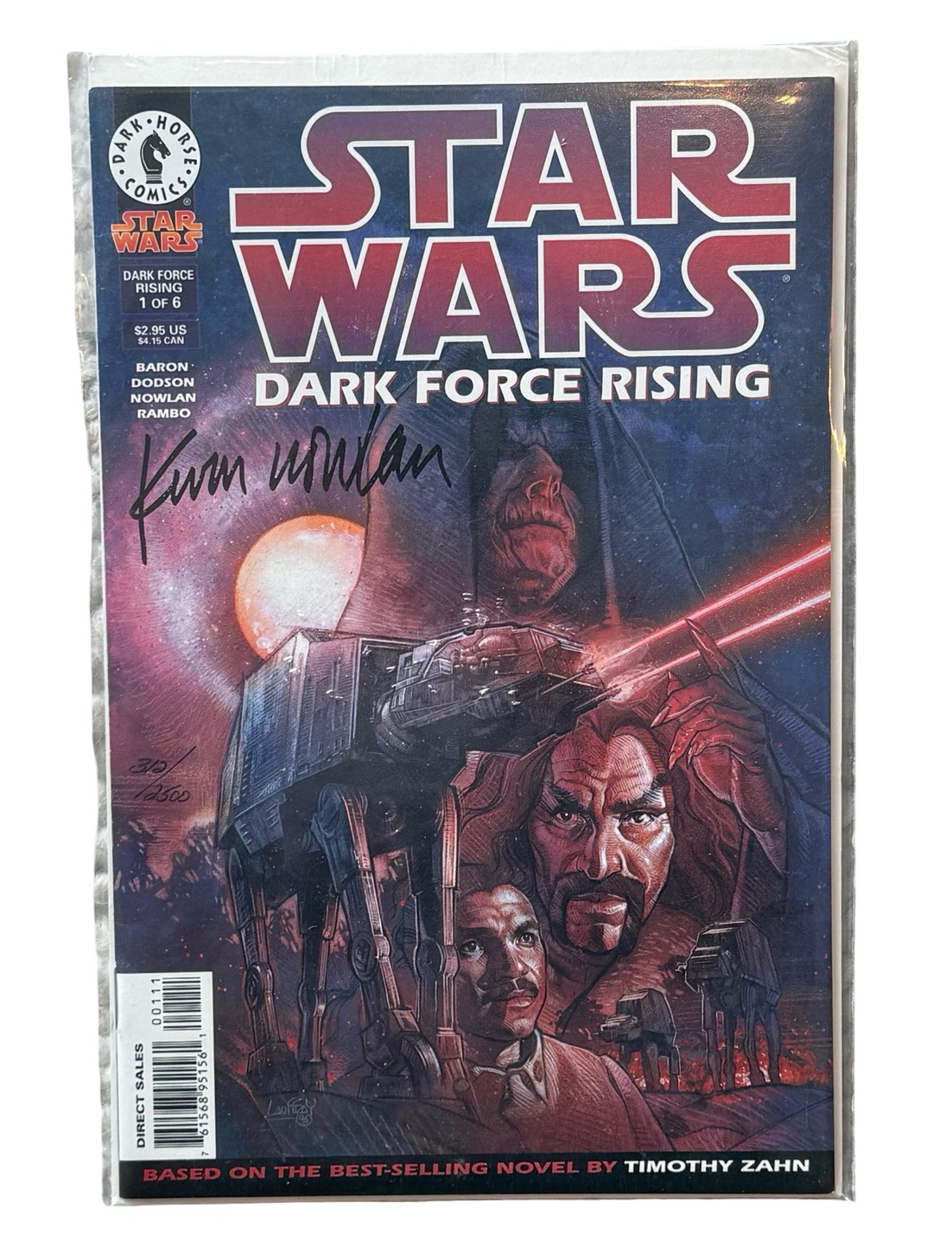 lot 1 image: STAR WARS Dark Force Rising #1 SIGNED by Artist Kevin Nowlan COA Limited Edition 3122500