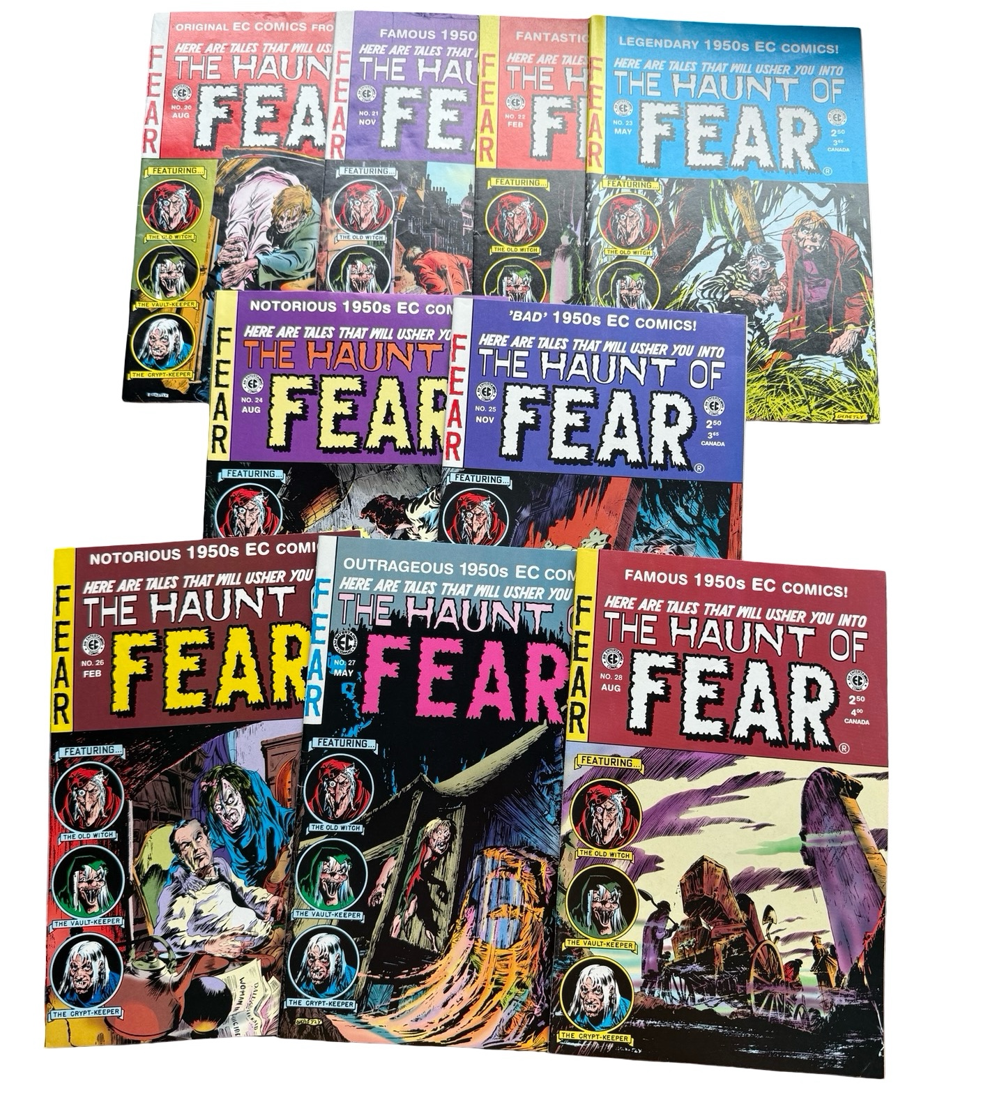 lot 109 image: The Haunt of Fear - #20, #21, #22, #23, #24, #25, #26, #27, #28