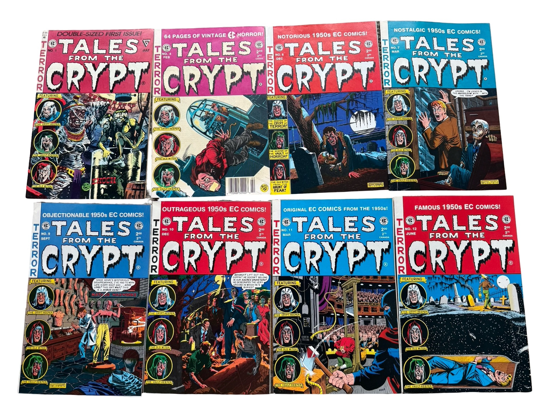 lot 110 image: Tales From The Crypt - #1, #4, #6, #7, #9, #10, #11, #12