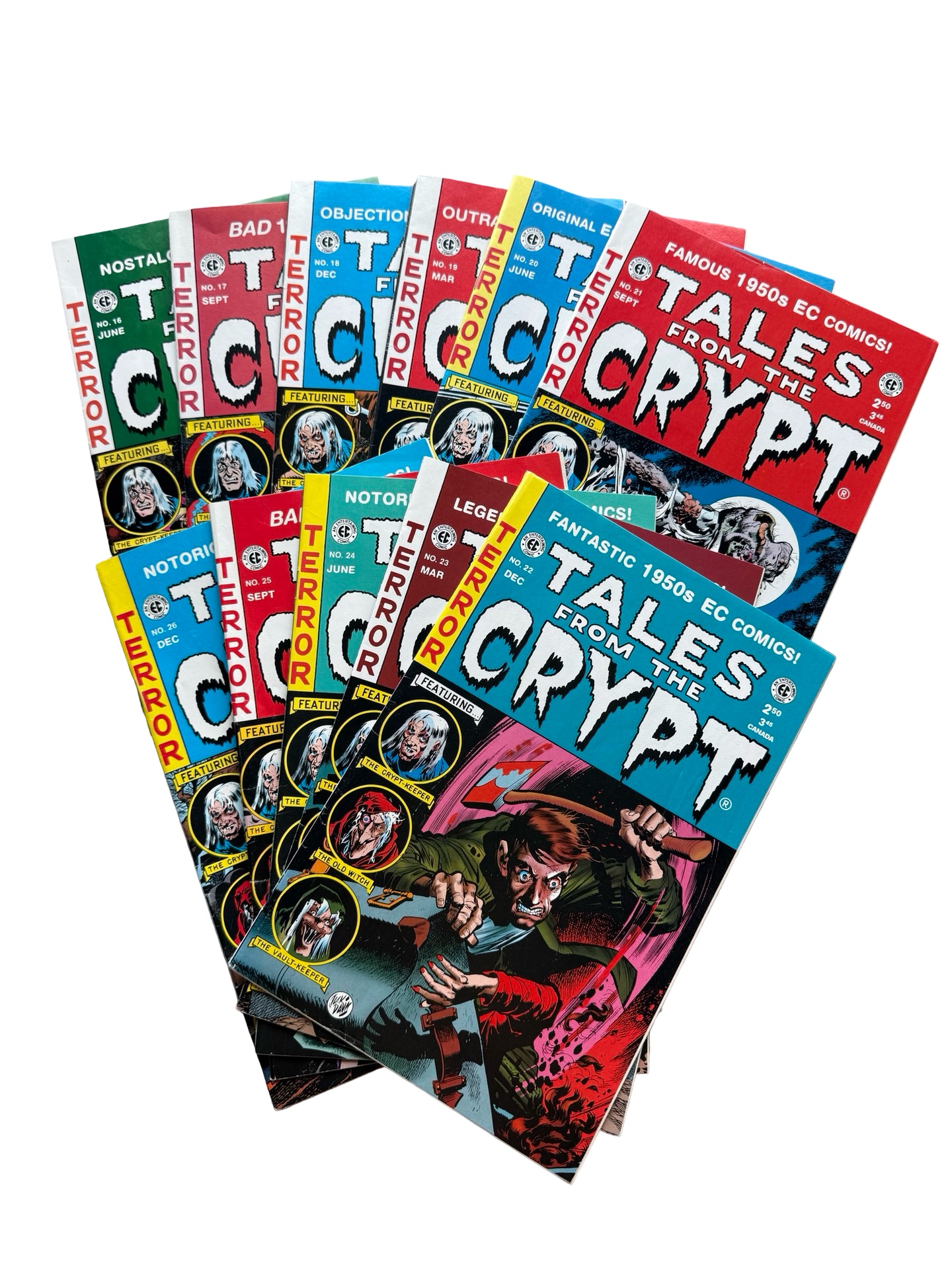 lot 111 image: Tales From The Crypt - #16, #17, #18, #19, #20, #21, #22, #23, #24, #25, #26