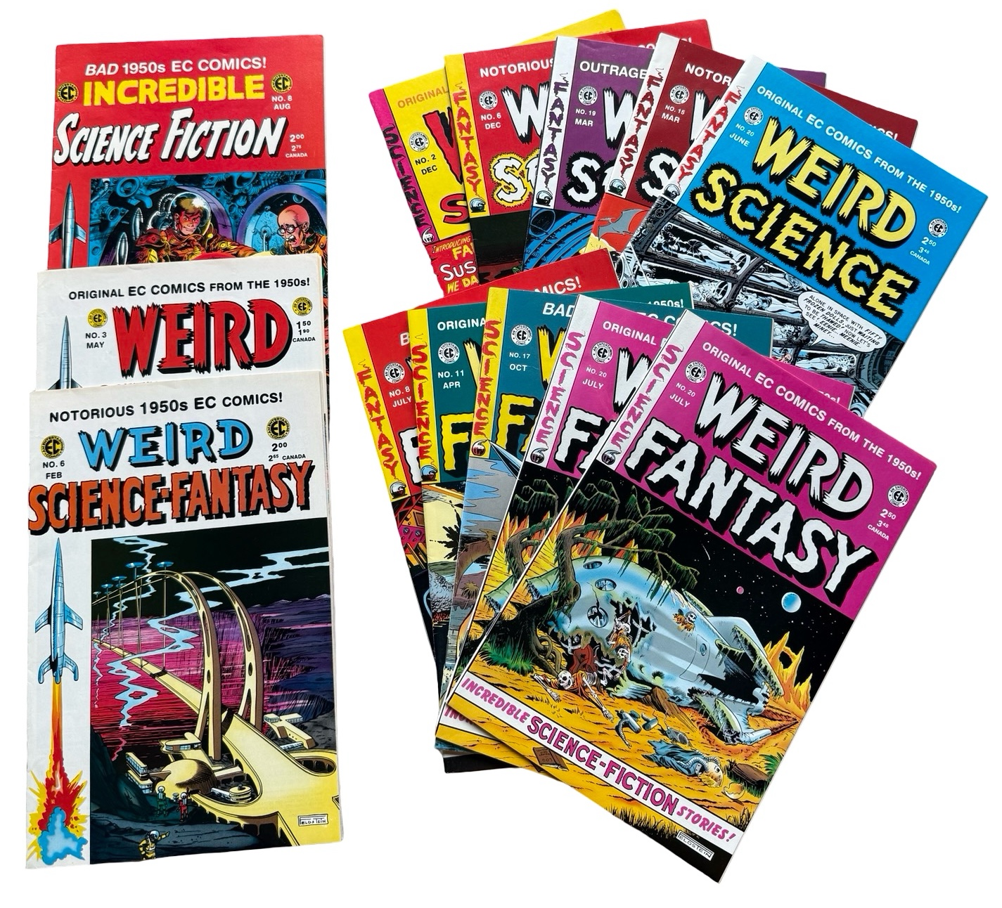 lot 116 image: Collection of Weird Science, Weird Fantasy, Weird Science-Fantasy, Incredible Science Fiction Comics