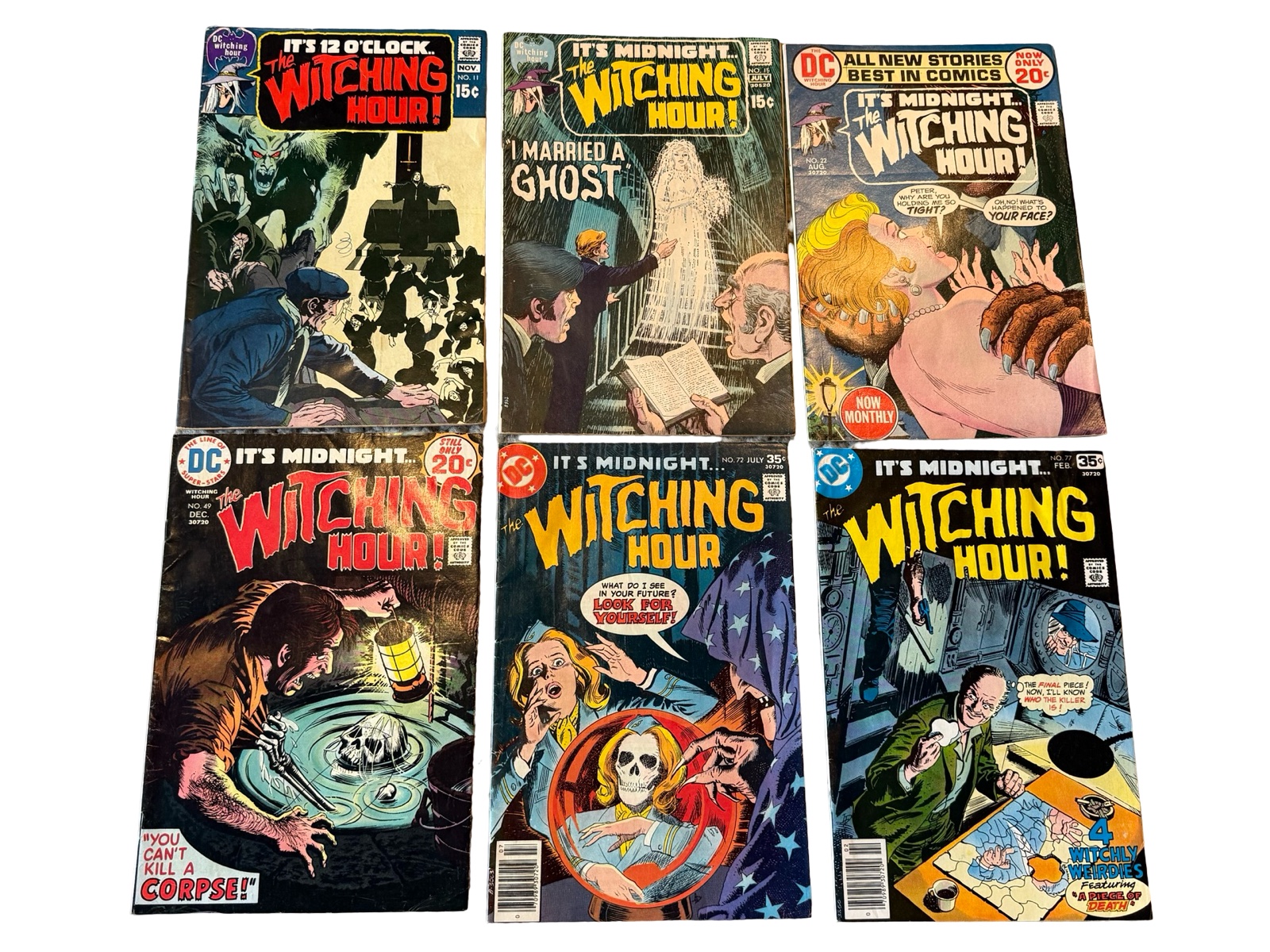 lot 27 image: The Witching Hour - #11, #15, #22, #49, #72, #77 - Collection of 6 Comics