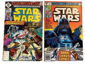 Marvel 1978 Star Wars #12, 35 Cents, NO UPC & 1980 Star Wars #35, 40 Cents, with UPC
