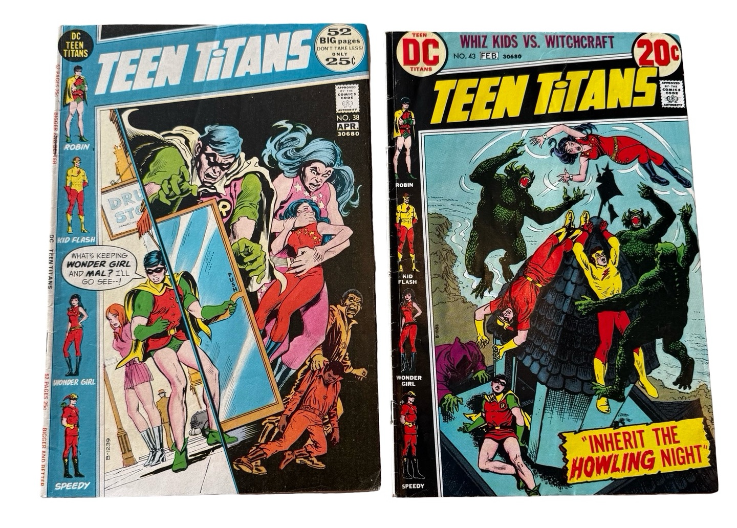 lot 47 image: Teen Titans #38 & #43 - DC Comics