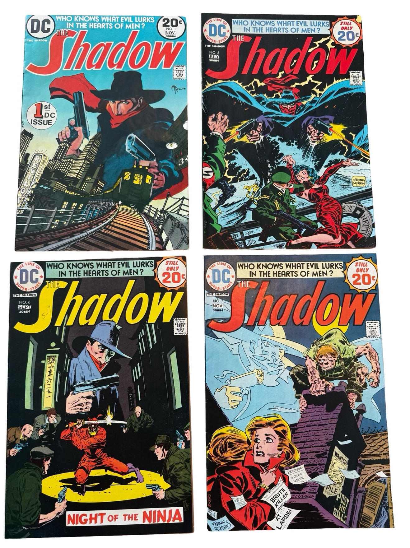 lot 56 image: The Shadow - DC Comics - #1, #5, #6, #7