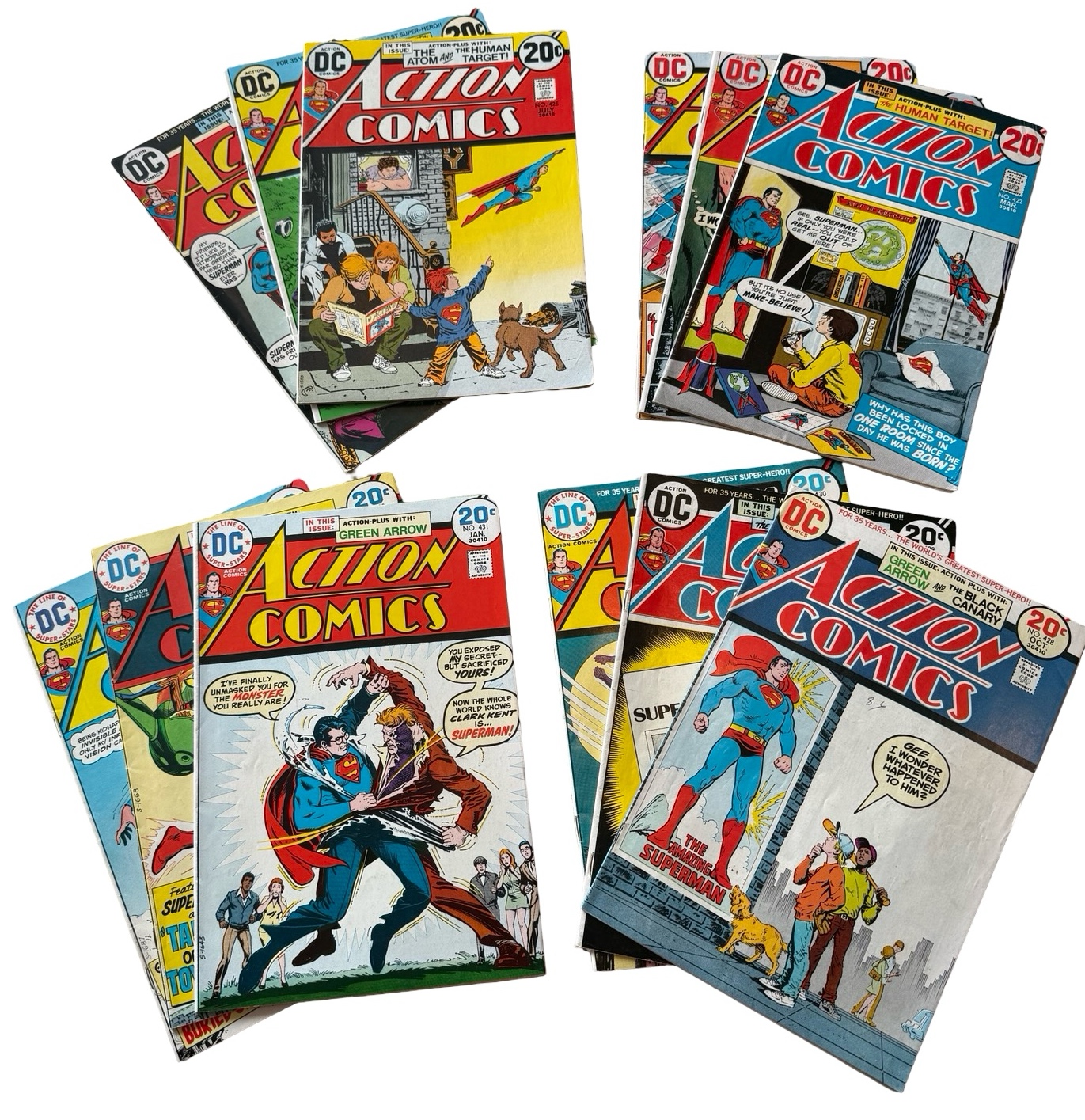lot 58 image: Action Comics - Collection of 12 - #422-#433