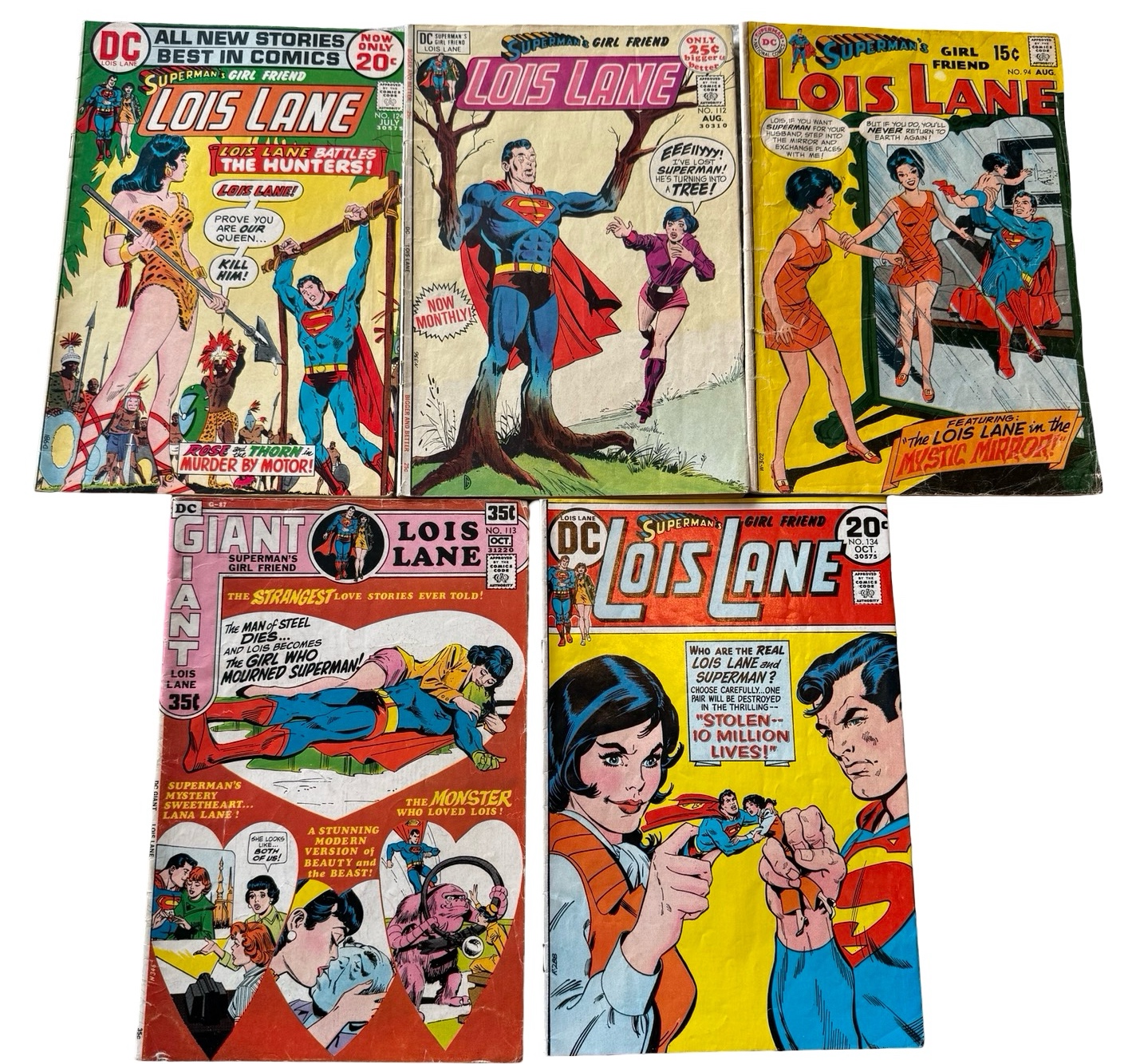 lot 62 image: Supermans Girlfriend LOIS LANE - DC COMICS - #94, #112, #113, #124, #134
