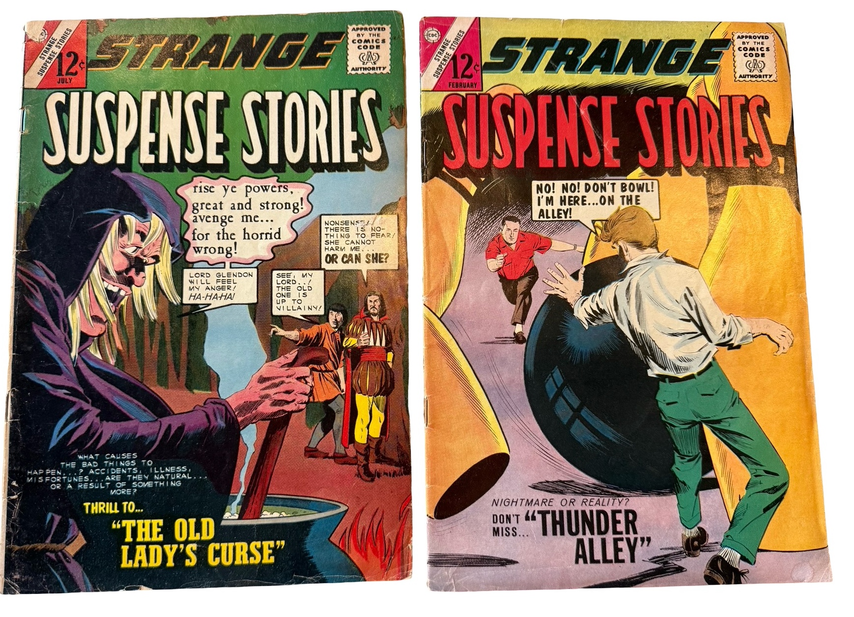 lot 6A image: Strange Suspense Stories #69 & #71 - Charlton Comics - 12 Cents