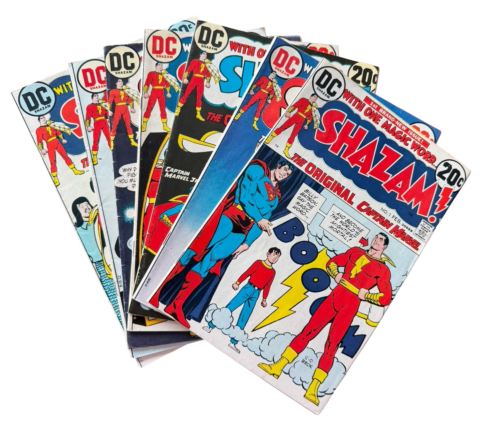 lot 71 image: SHAZAM #1, #2, #3, #4, #5, #6, #7