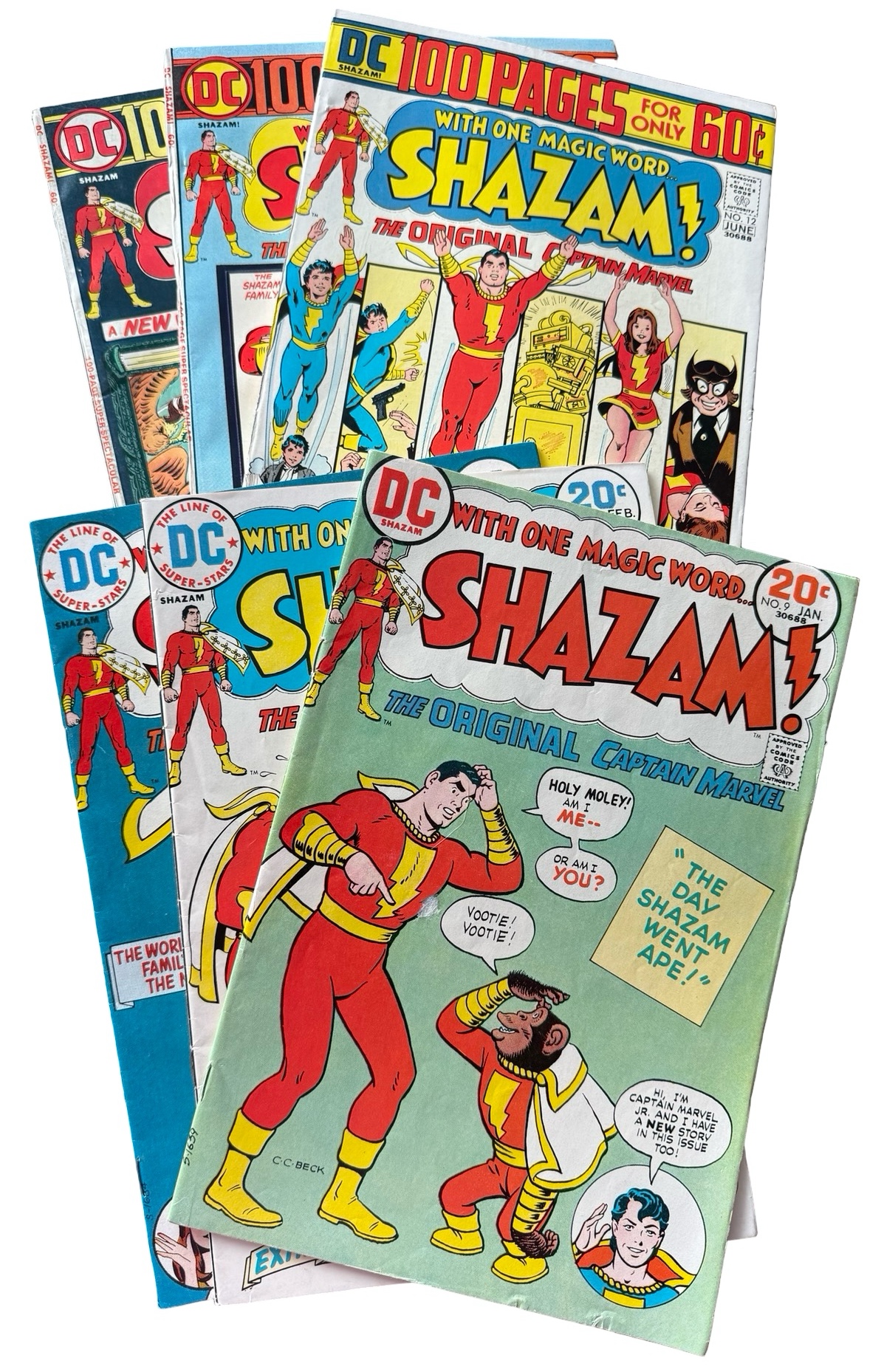 lot 72 image: SHAZAM #9, #10, #11. #12, #13, #14