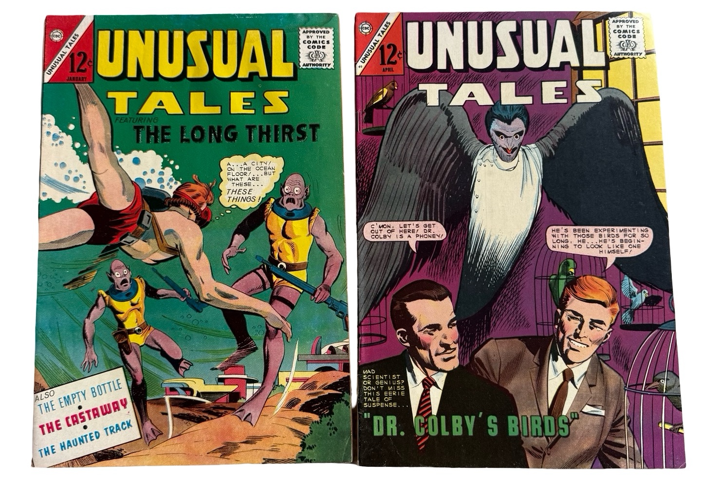 lot 82 image: Unusual Tales #48 & #49