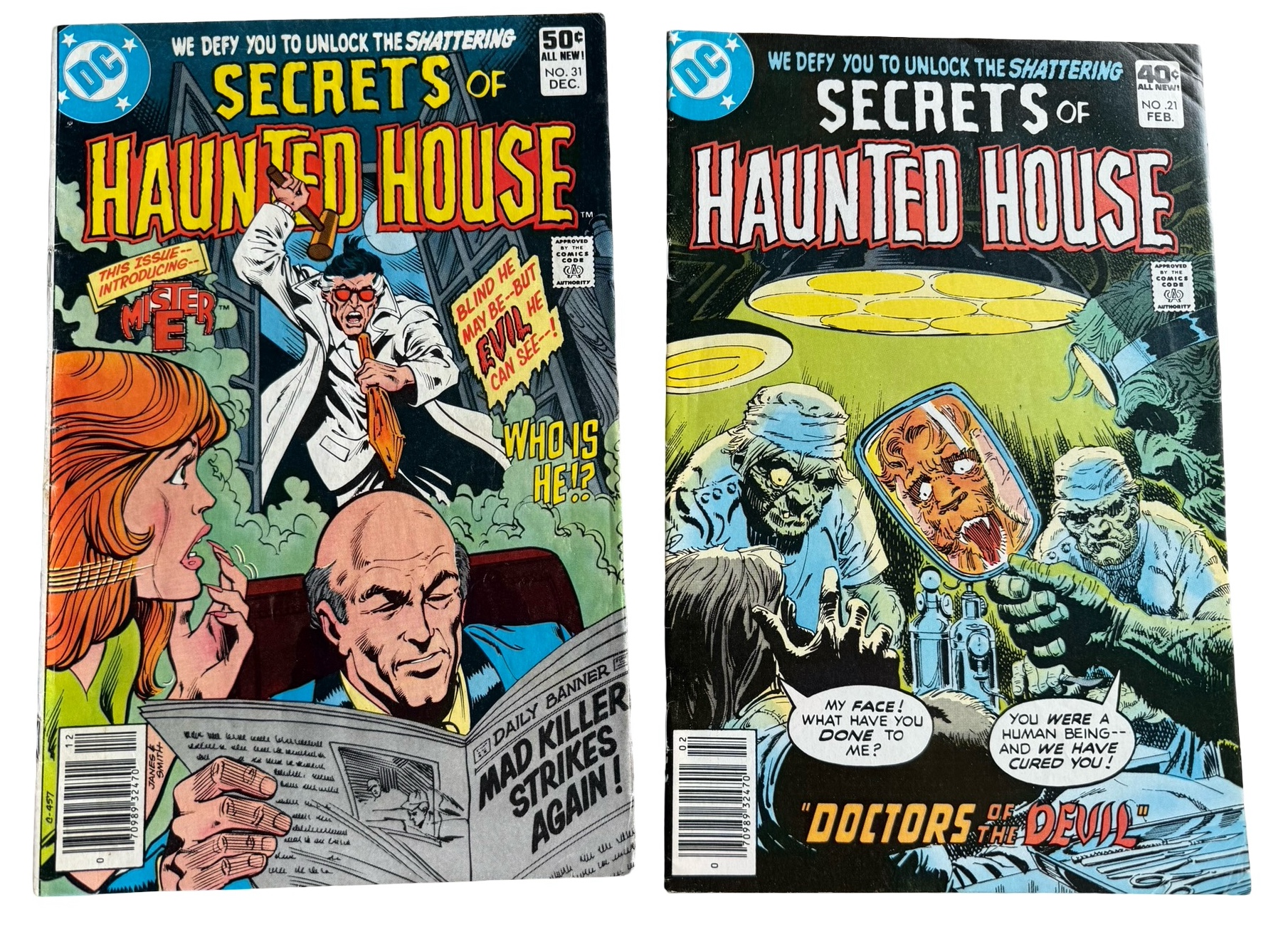 lot 83 image: Secrets of Haunted House #21 & #31