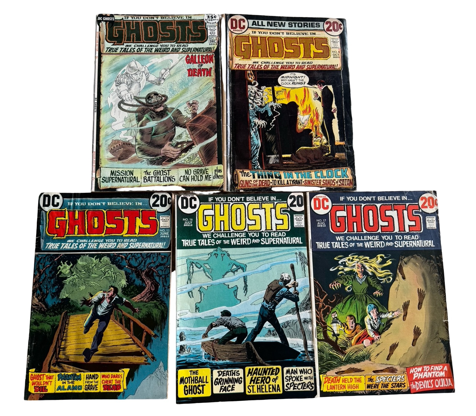 lot 92 image: Ghosts - DC Comics -  #2, #8, #15, #16, #17,