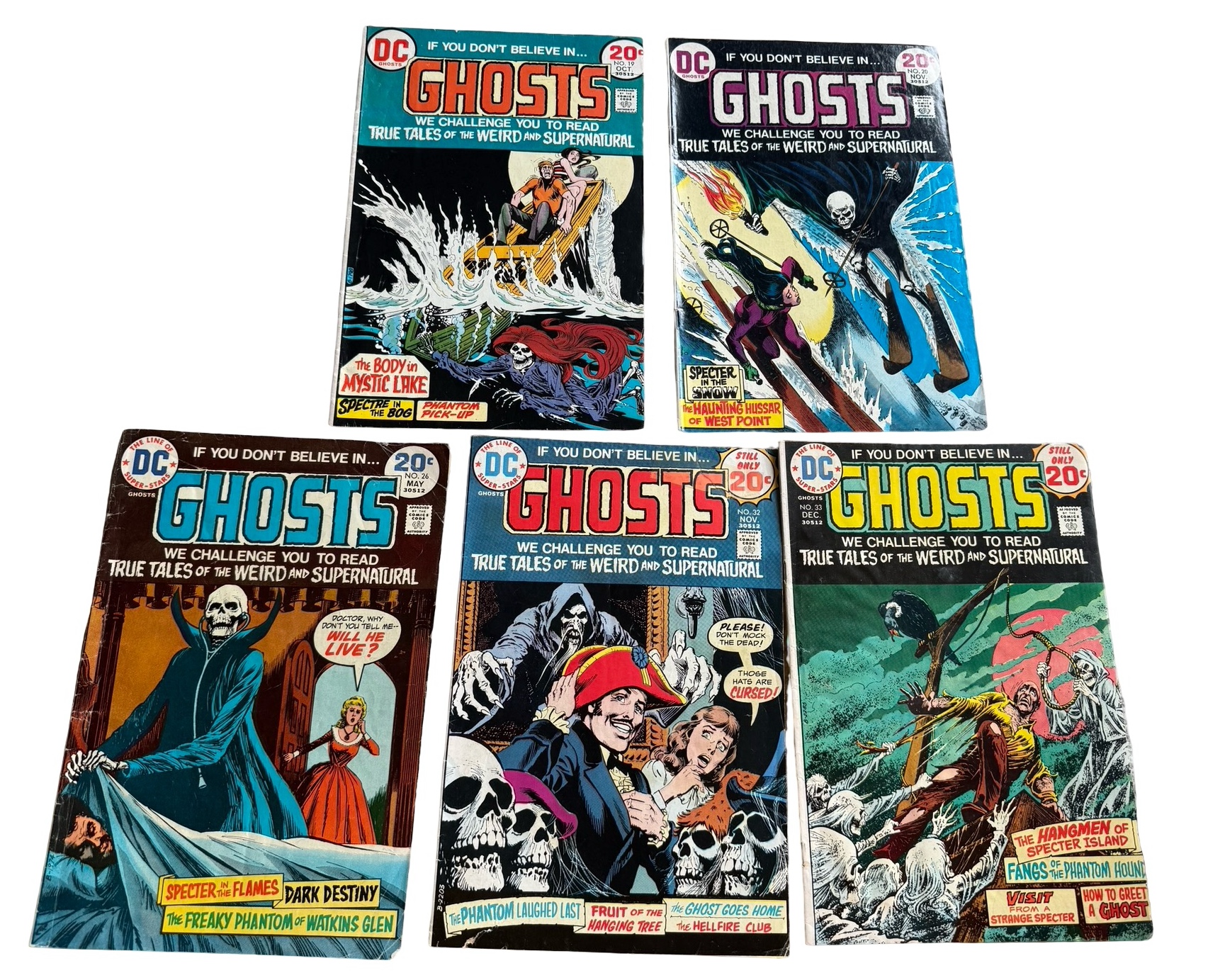 lot 93 image: Ghosts - DC Comics - #19, #20, #26, #32, #33