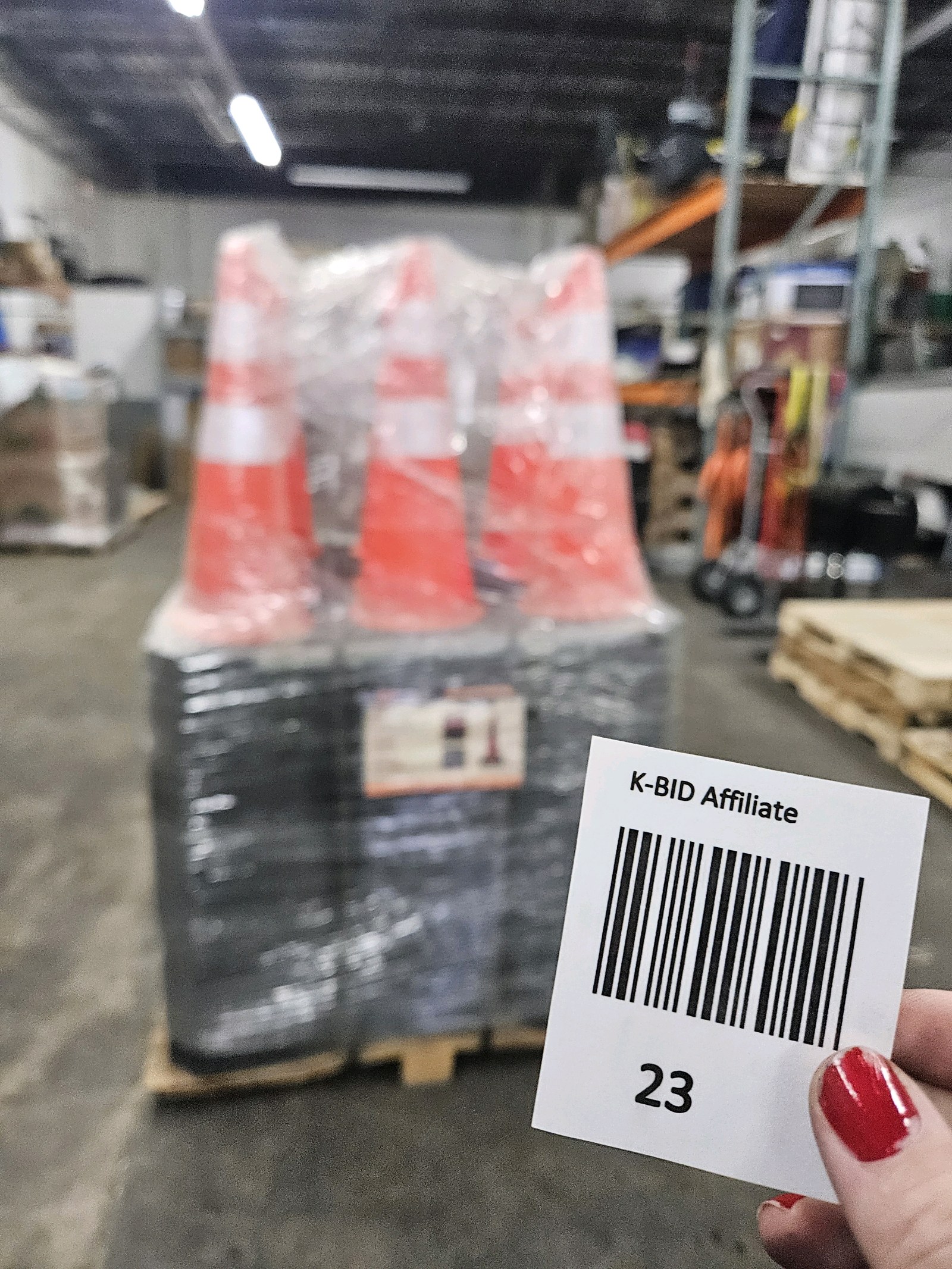 lot 23 image: Traffic Cones 250pcs