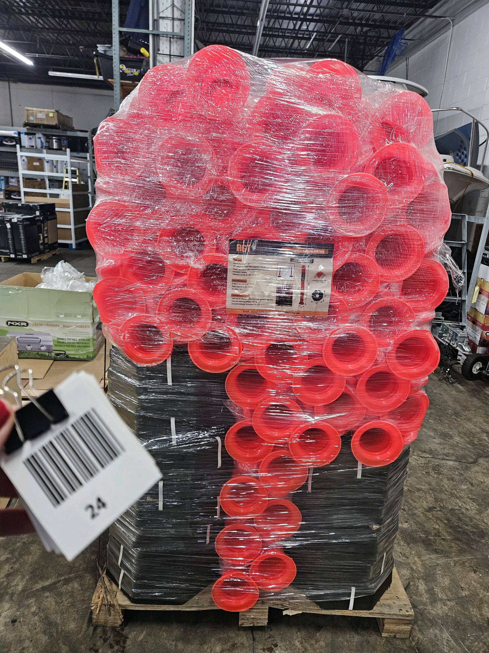 lot 24 image: T-Top Bollard - Traffic Control Cones