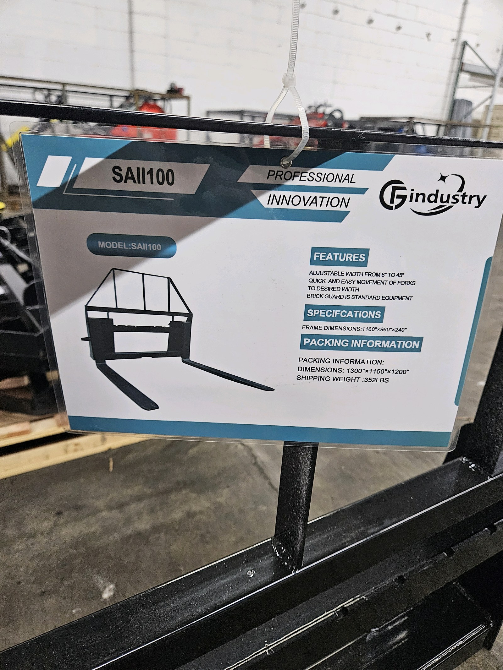 lot 36 image: Skid Steer Forks