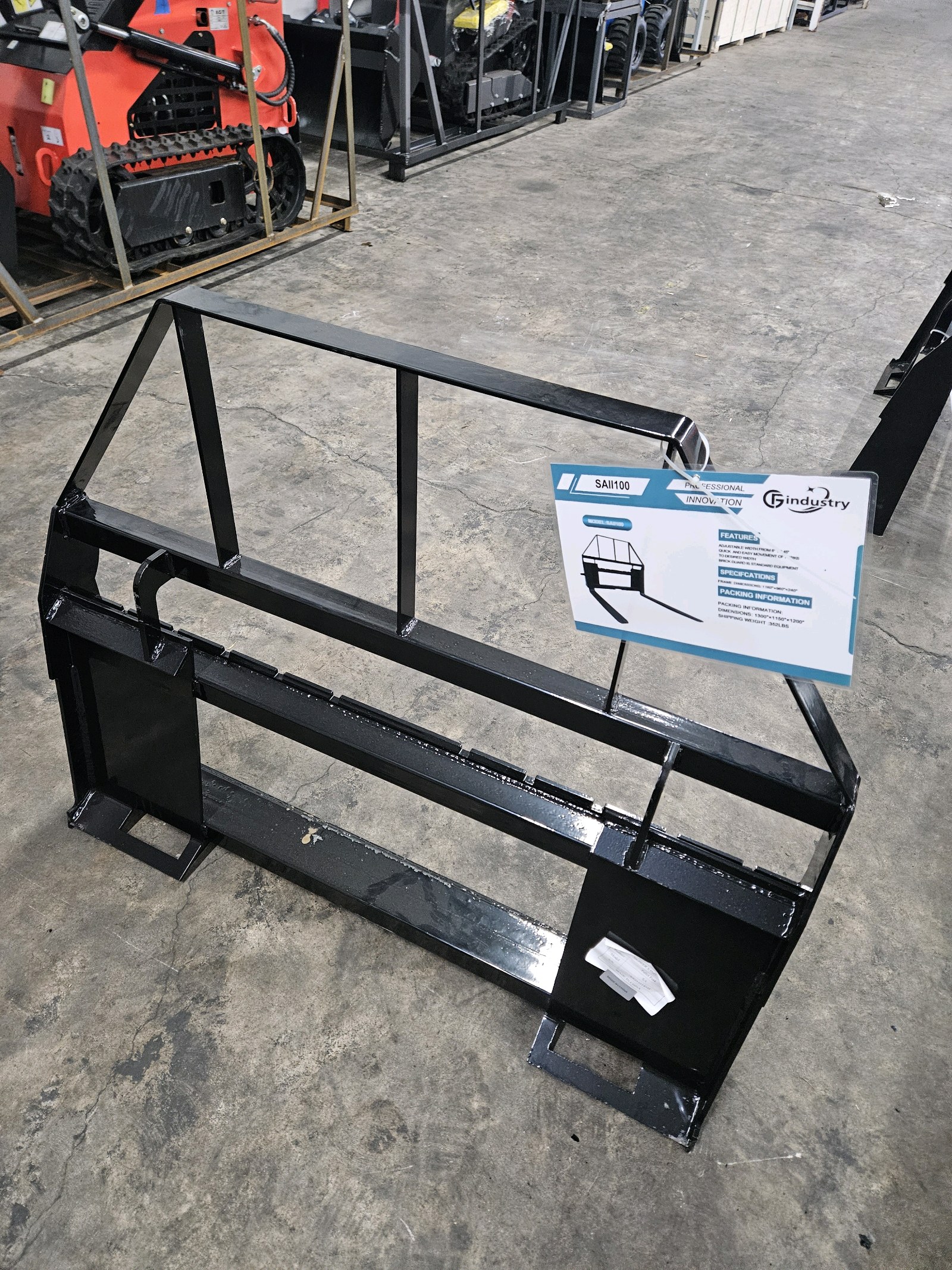 lot 38 image: Skid Steer Fork Set