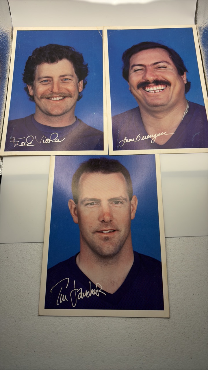 Minnesota Twins Issued Player Photos, Tim Laudner, Juan Berenguer, Frank Viola