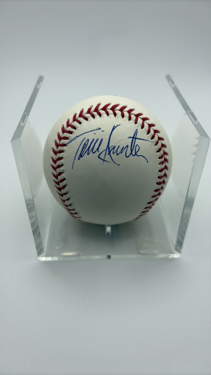 lot 130 image: Torii Hunter Autographed Baseball, Minnesota Twins Legend