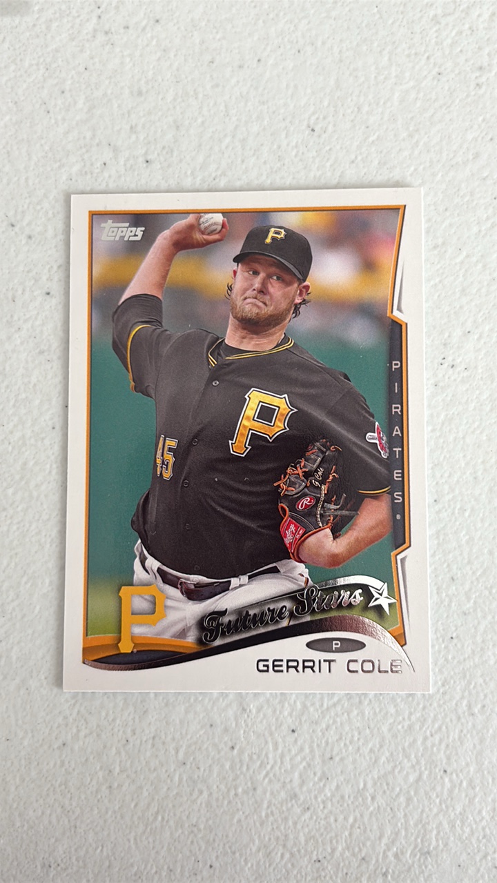 lot 230 image: 2014 Topps Future Stars Gerrit Cole Rookie Card