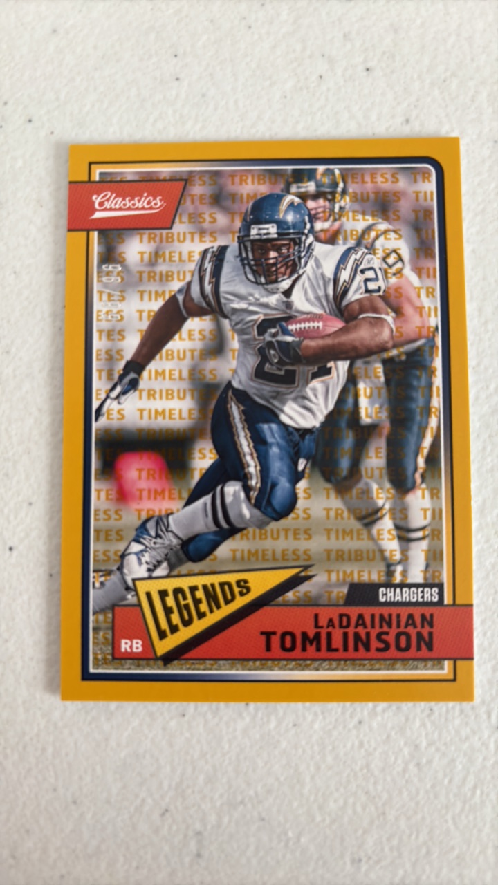 lot 247 image: 2018 Panini Classics Ladanian Tomlinson Serial #d Insert 6696