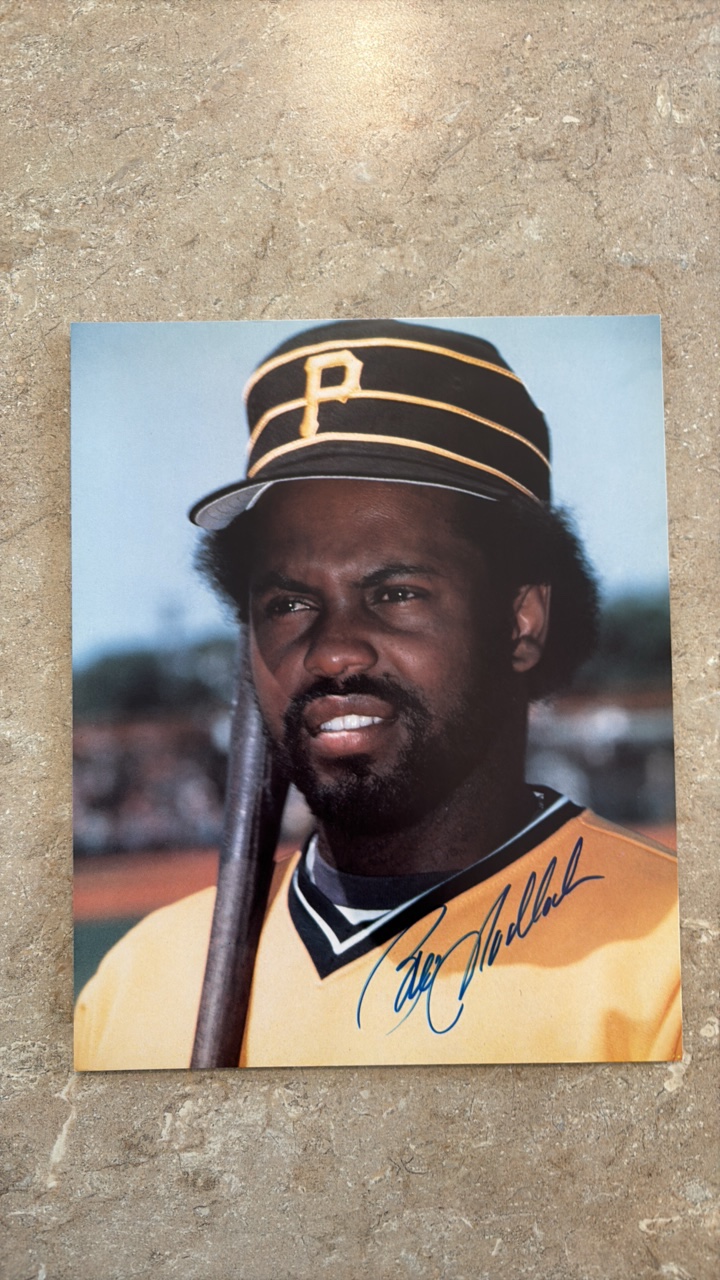 lot 315 image: Bill Madlock Autographed 8x10 Baseball Picture