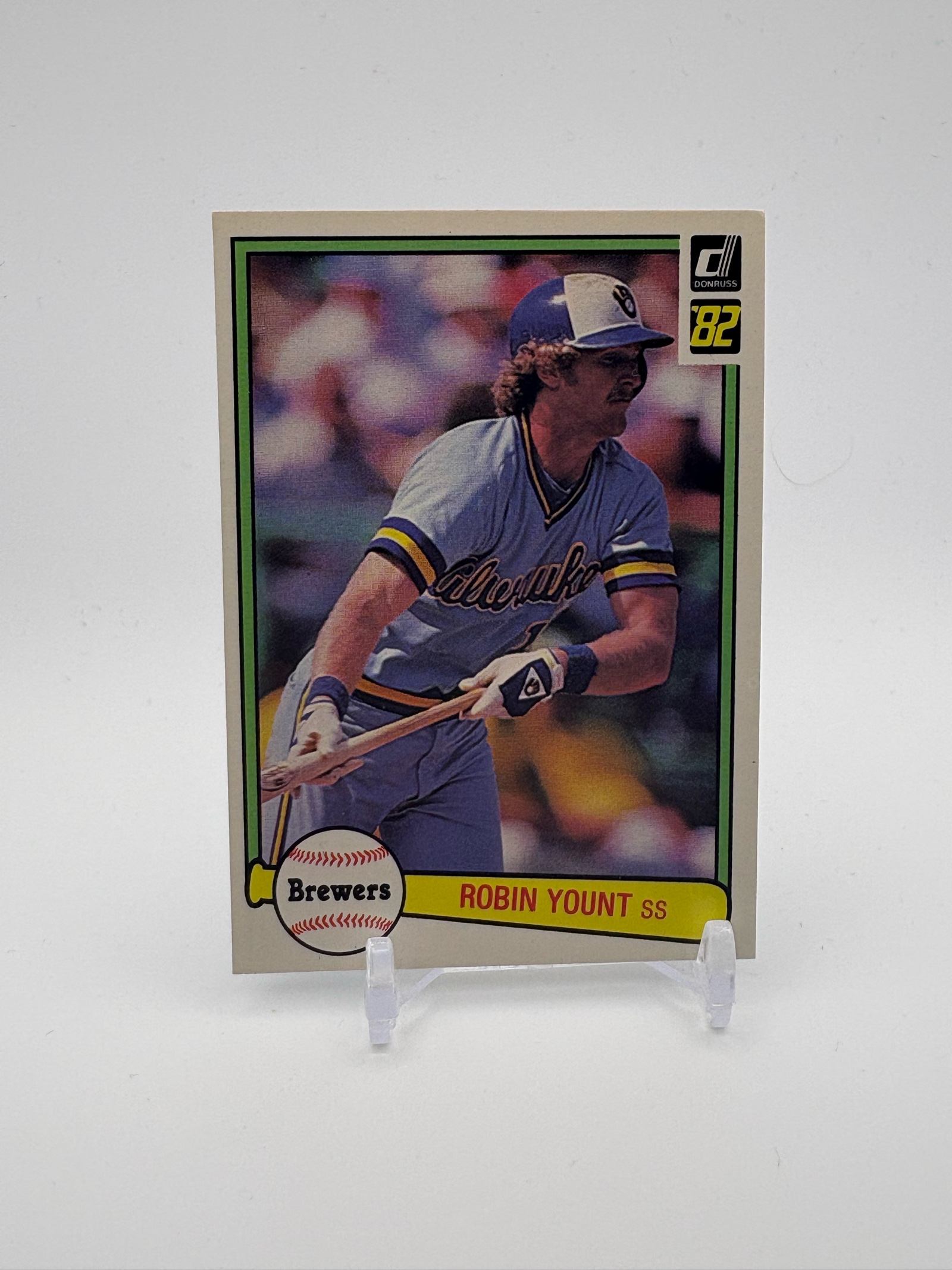 lot 362 image: 1982 Donruss Robin Yount Milwaukee Brewers