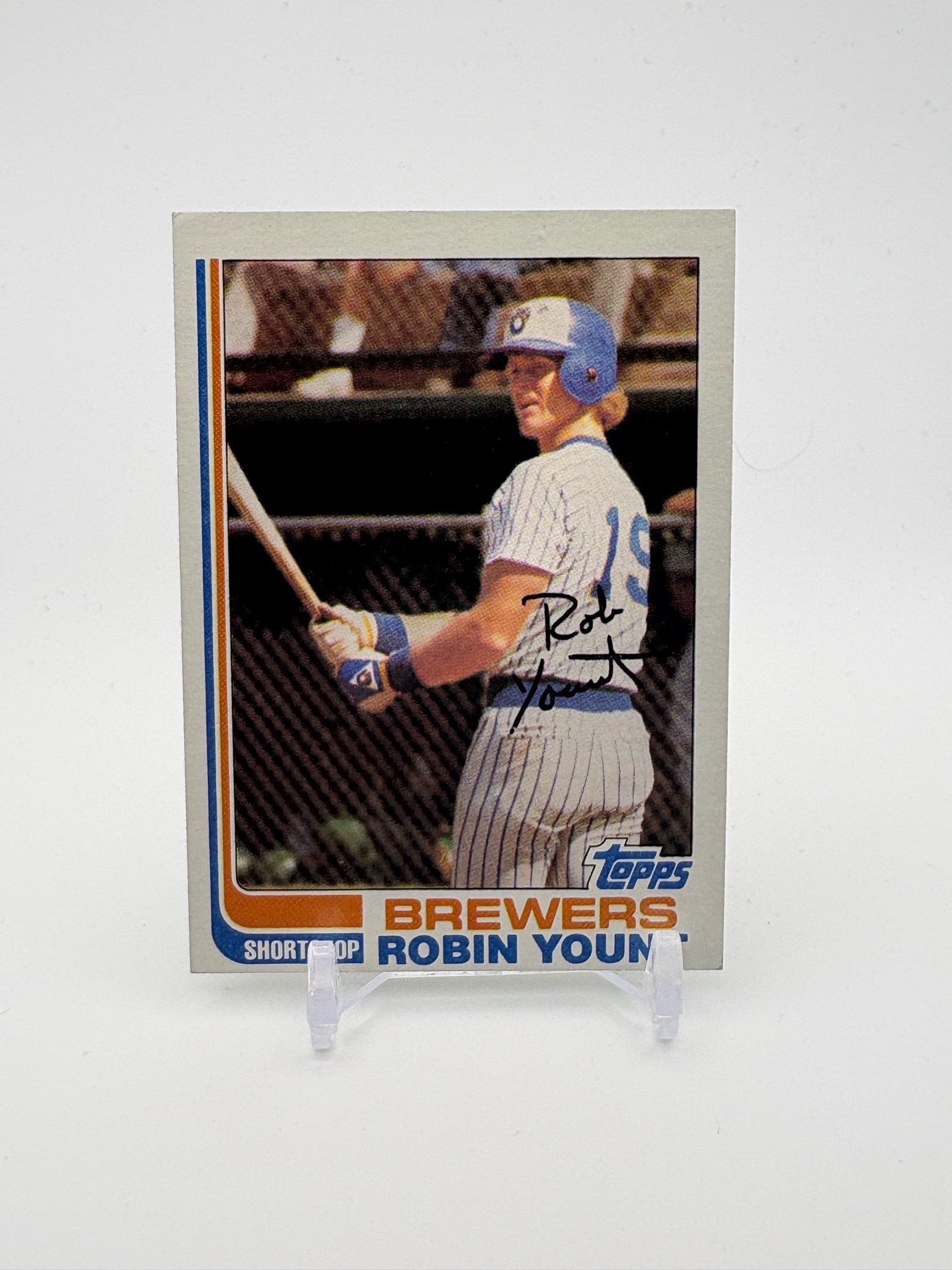 lot 363 image: 1982 Topps Robin Yount Milwaukee Brewers