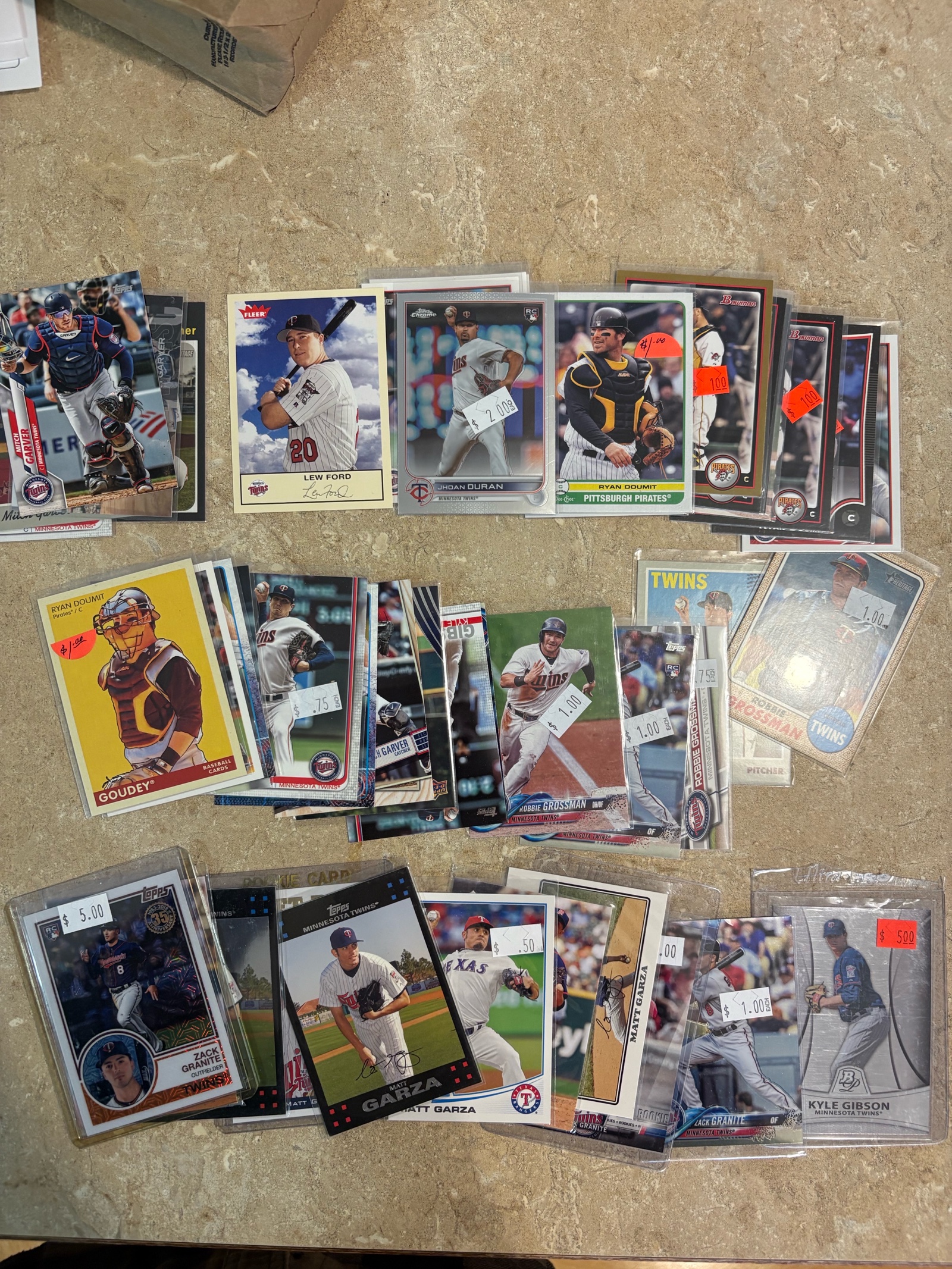 lot 397 image: Minnesota Twins Card Lot Mostly 2000s and 2010s