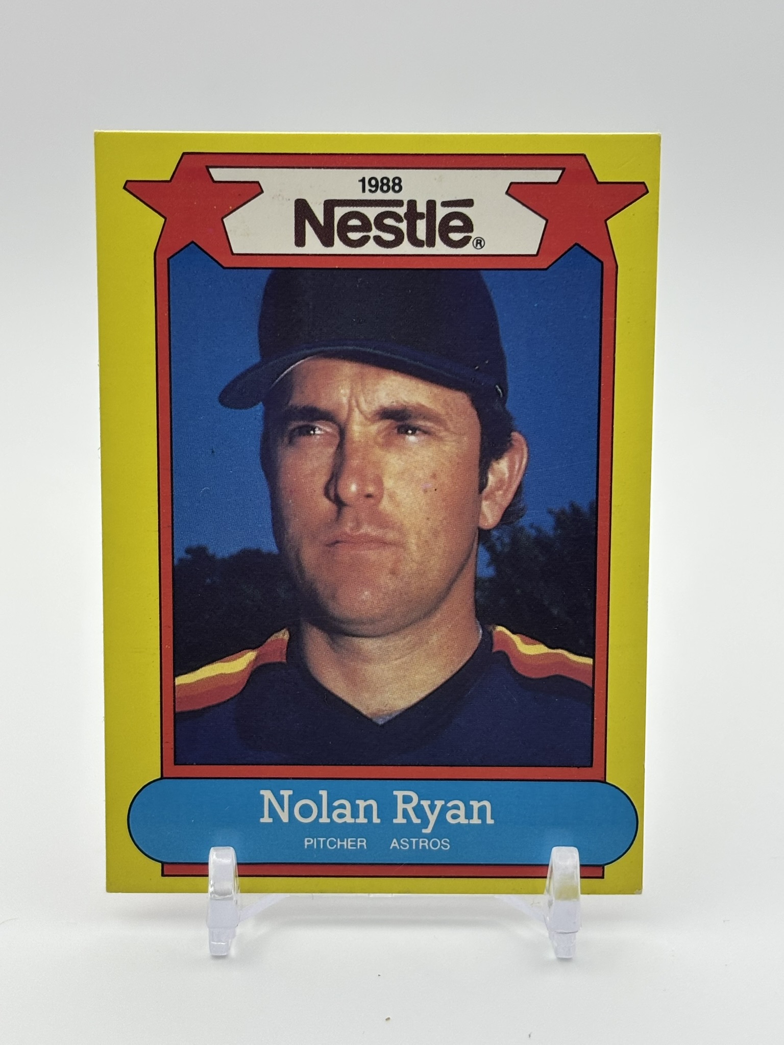 lot 466 image: 1988 Nestle - Nolan Ryan #43 MLB Hall of Famer Texas Rangers