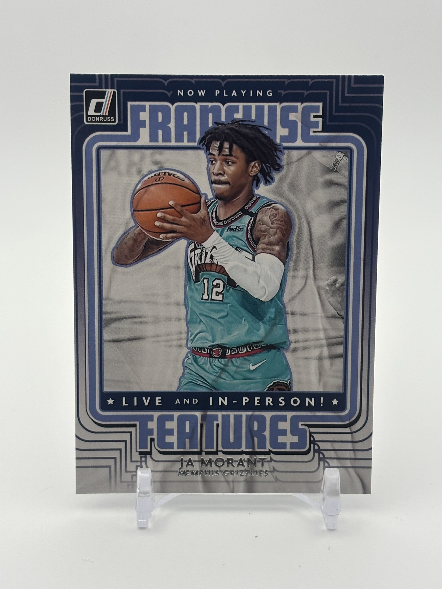 lot 488 image: 2020-21 Panini Donruss - Franchise Features Ja Morant #15