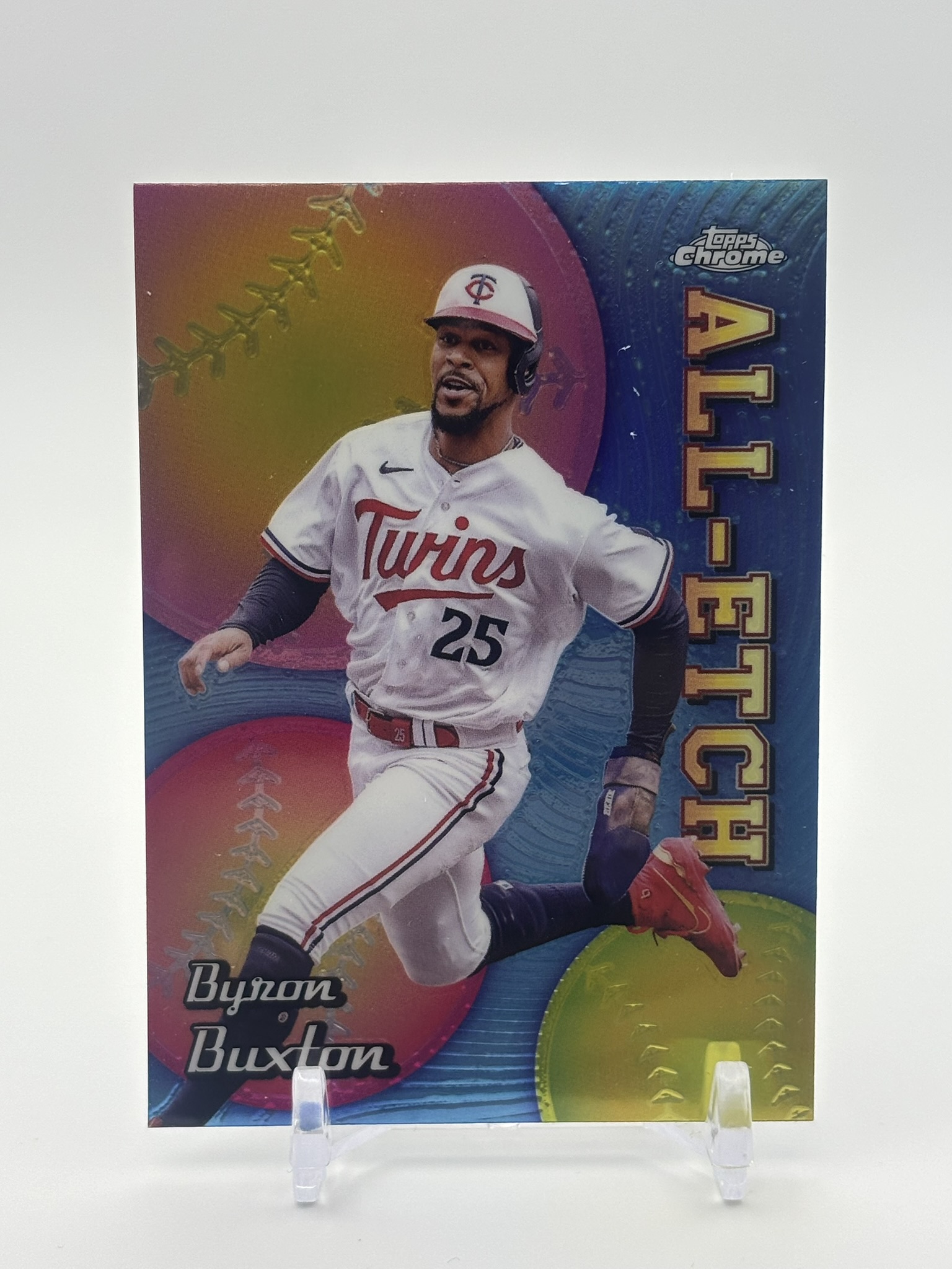 lot 525 image: 2024 Topps Chrome - AllEtch Byron Buxton Minnesota Twins