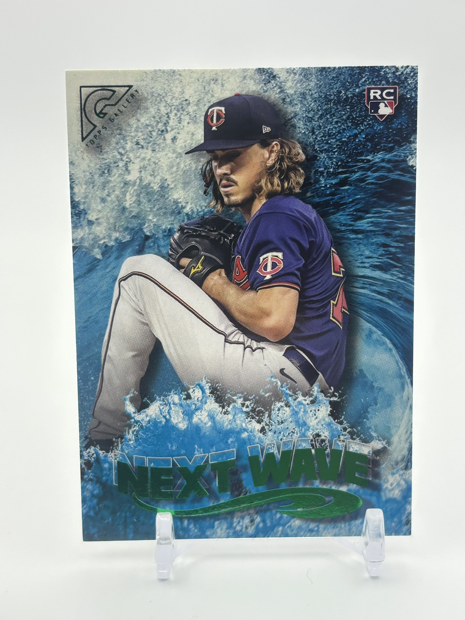 lot 533 image: 2022 Topps Gallery - Next Wave Joe Ryan #NW-21 Green #d 025250 Rookie Card Minnesota Twins