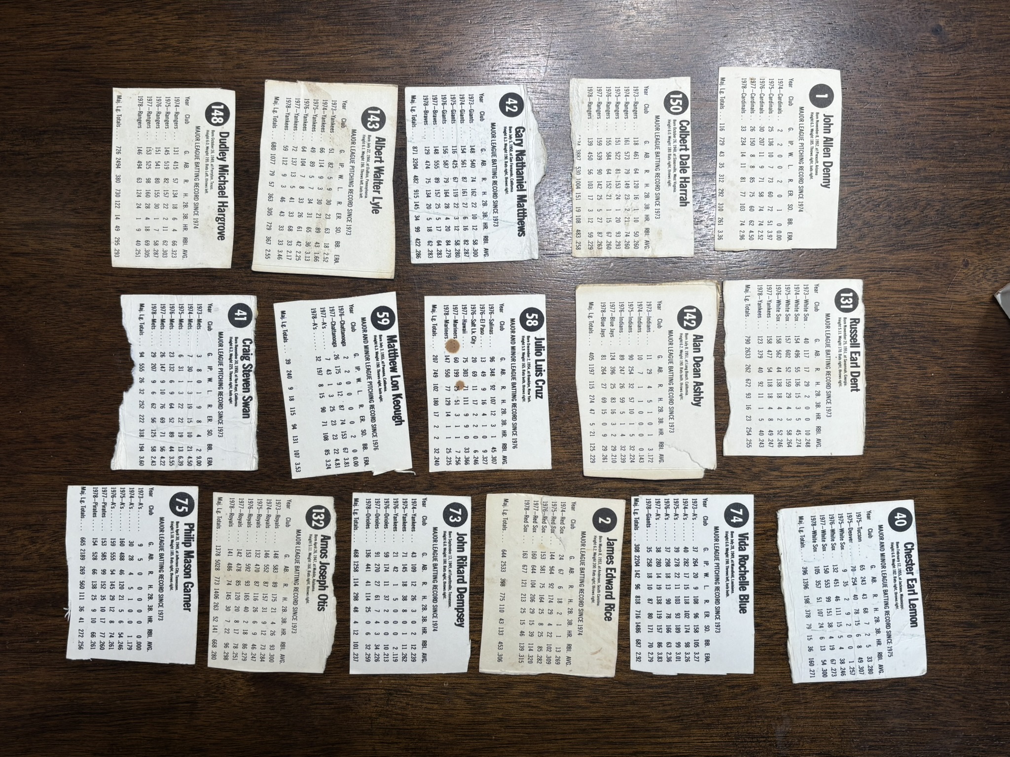 lot 624 image: Vintage Hostess Baseball Card Lot, 16 Cards, Including MLB Hall of Famers