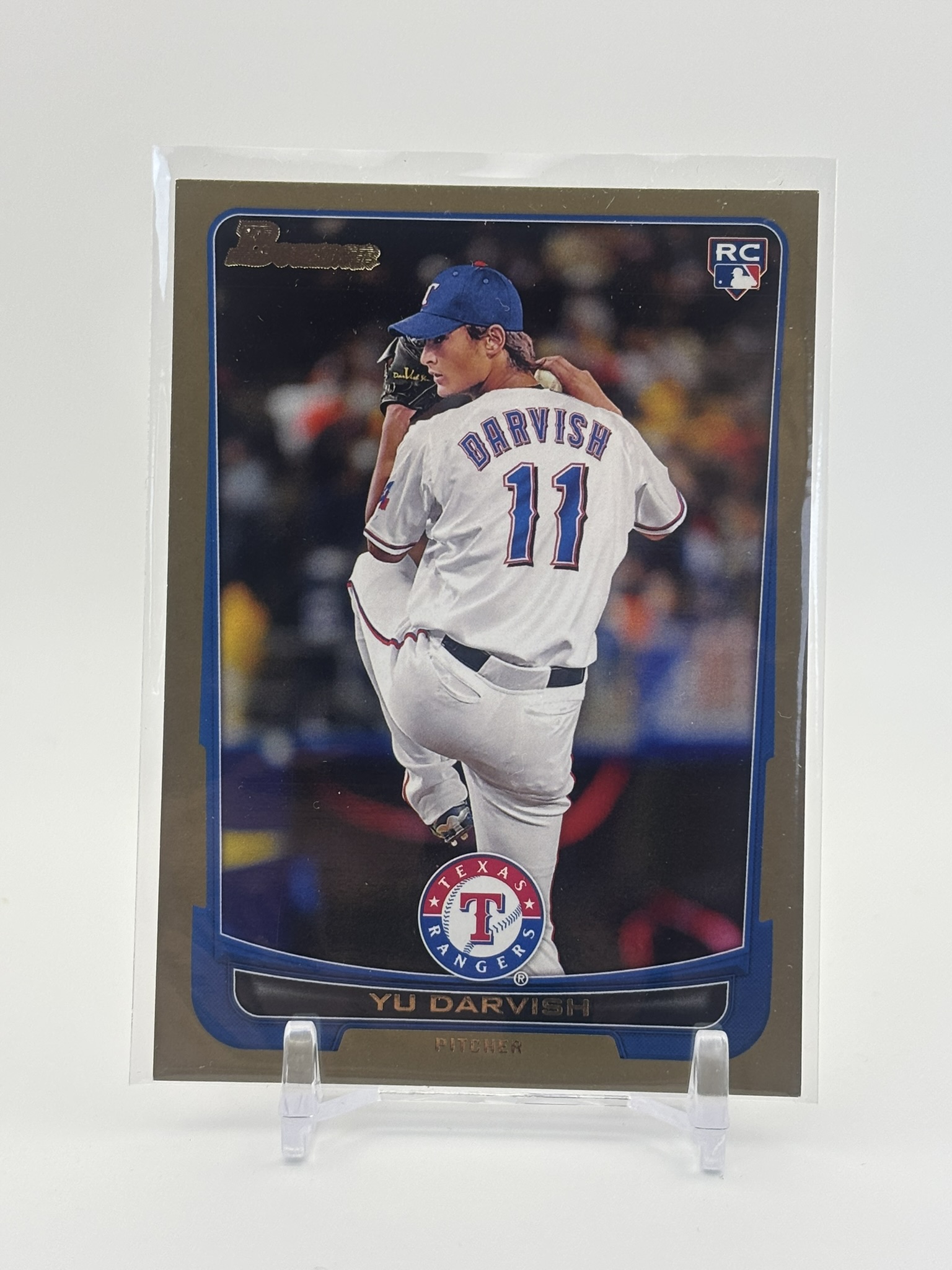 lot 650 image: 2012 Bowman Yu Darvish Rookie Card Chicago Cubs