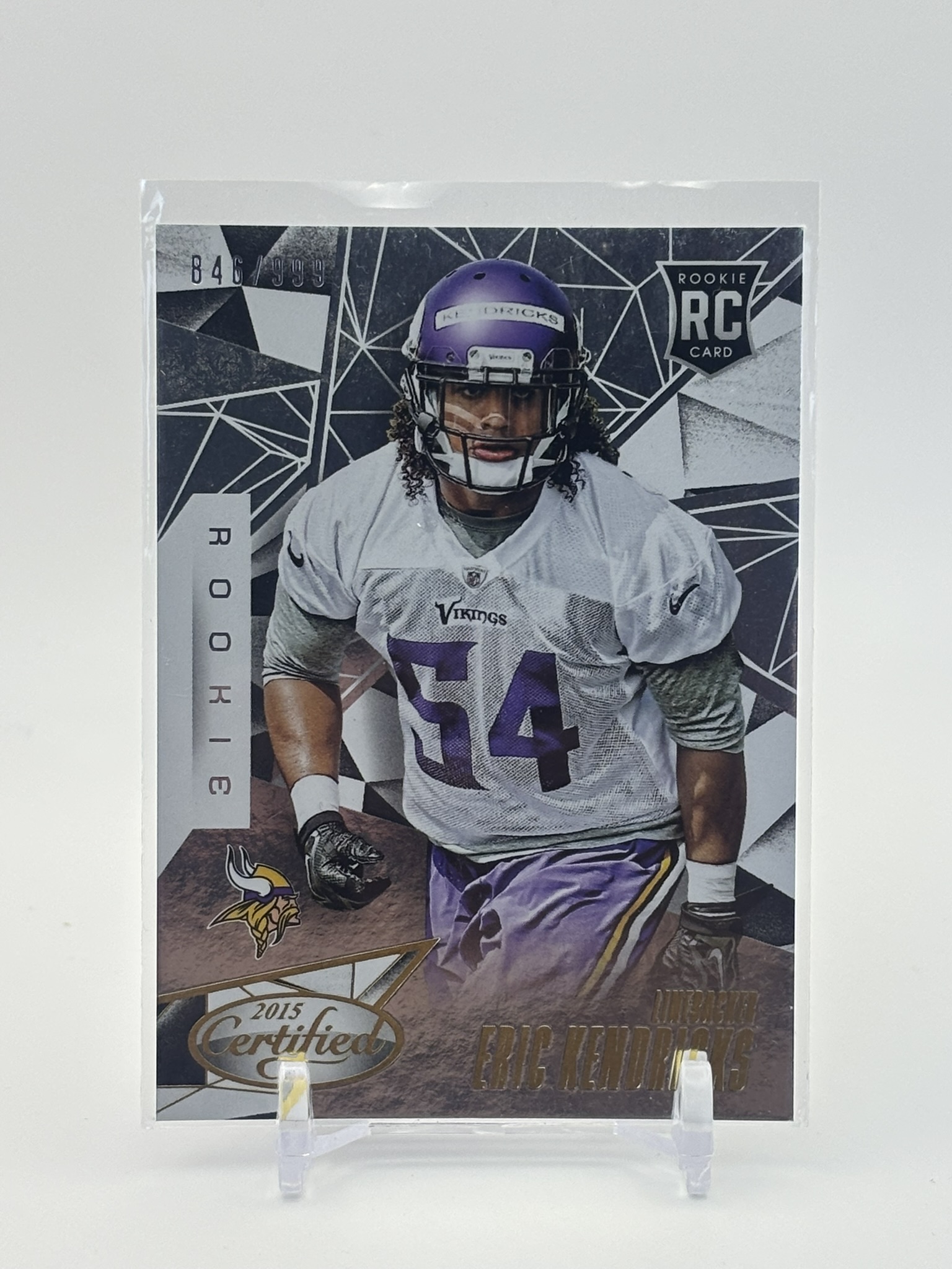 lot 663 image: 2015 Panini Certified Eric Kendricks Rookie Card Serial #d 999