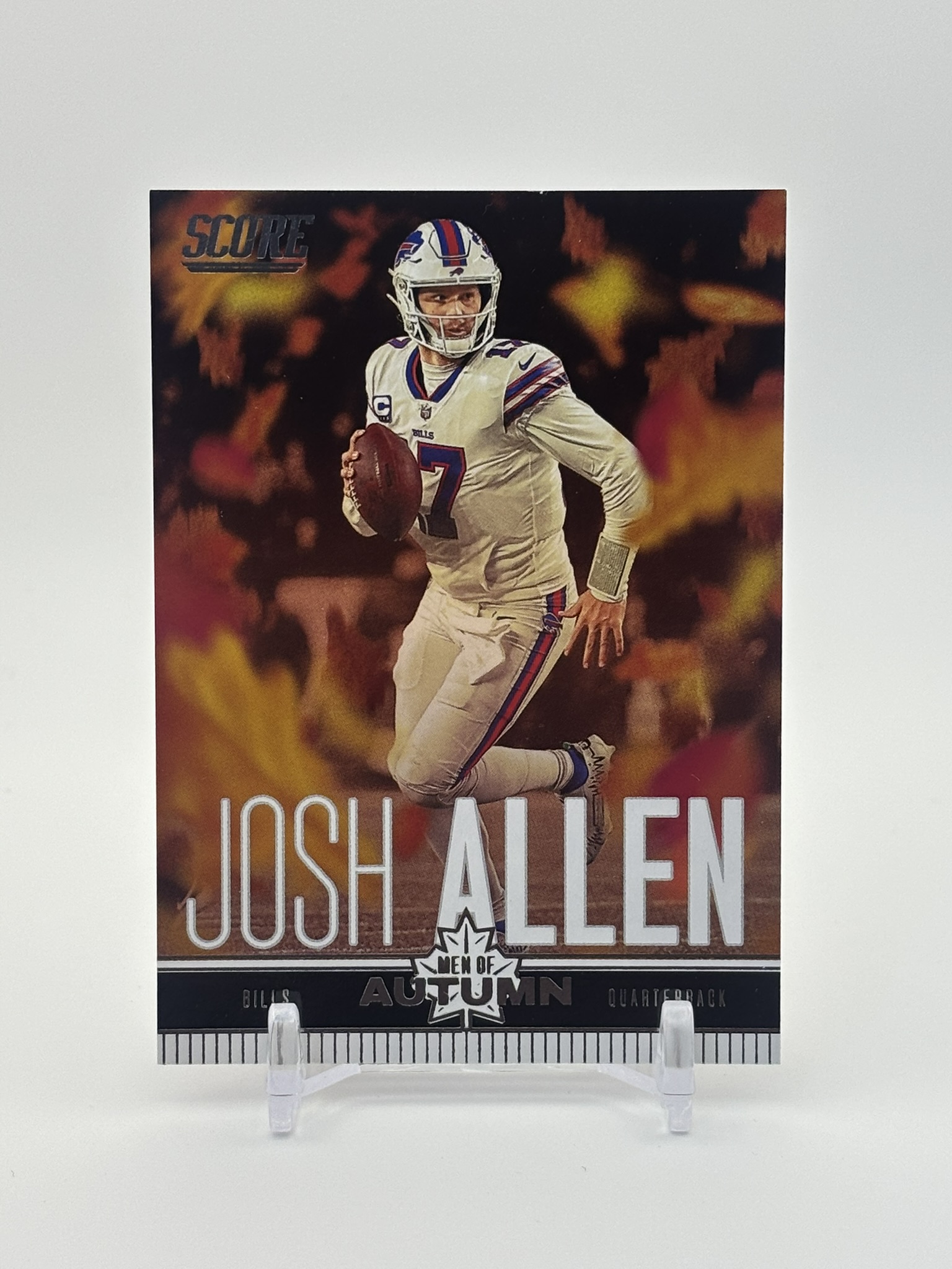 lot 684 image: 2023 Score - Men of Autumn Josh Allen Buffalo Bills