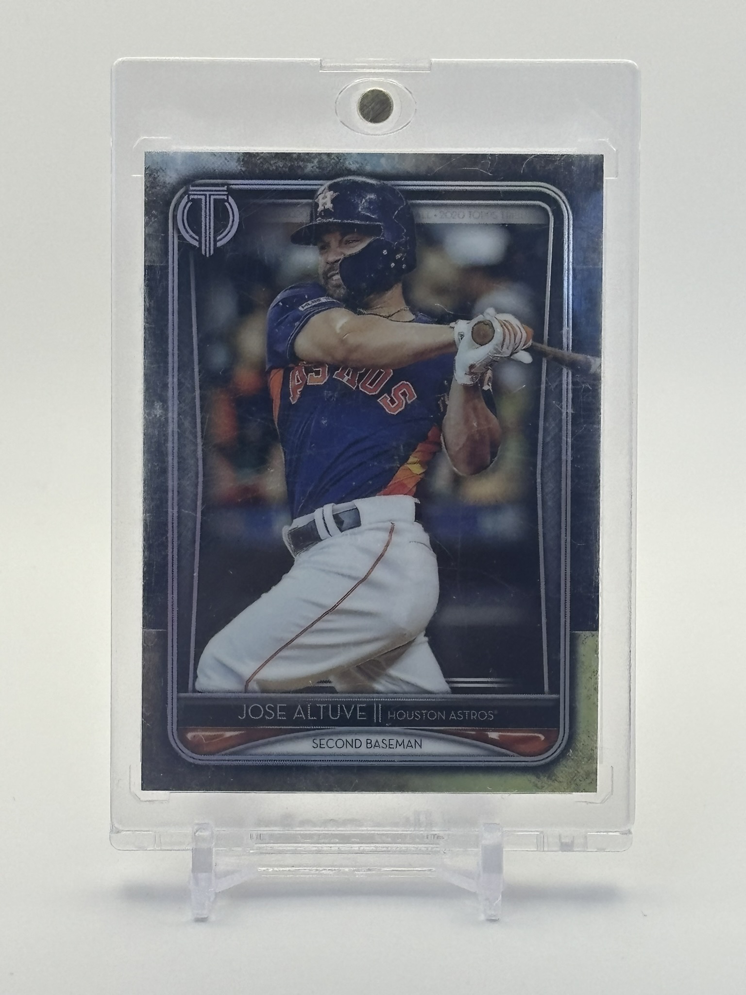 lot 689 image: 2020 Topps Tribute - Jose Altuve Houson Astros Legend